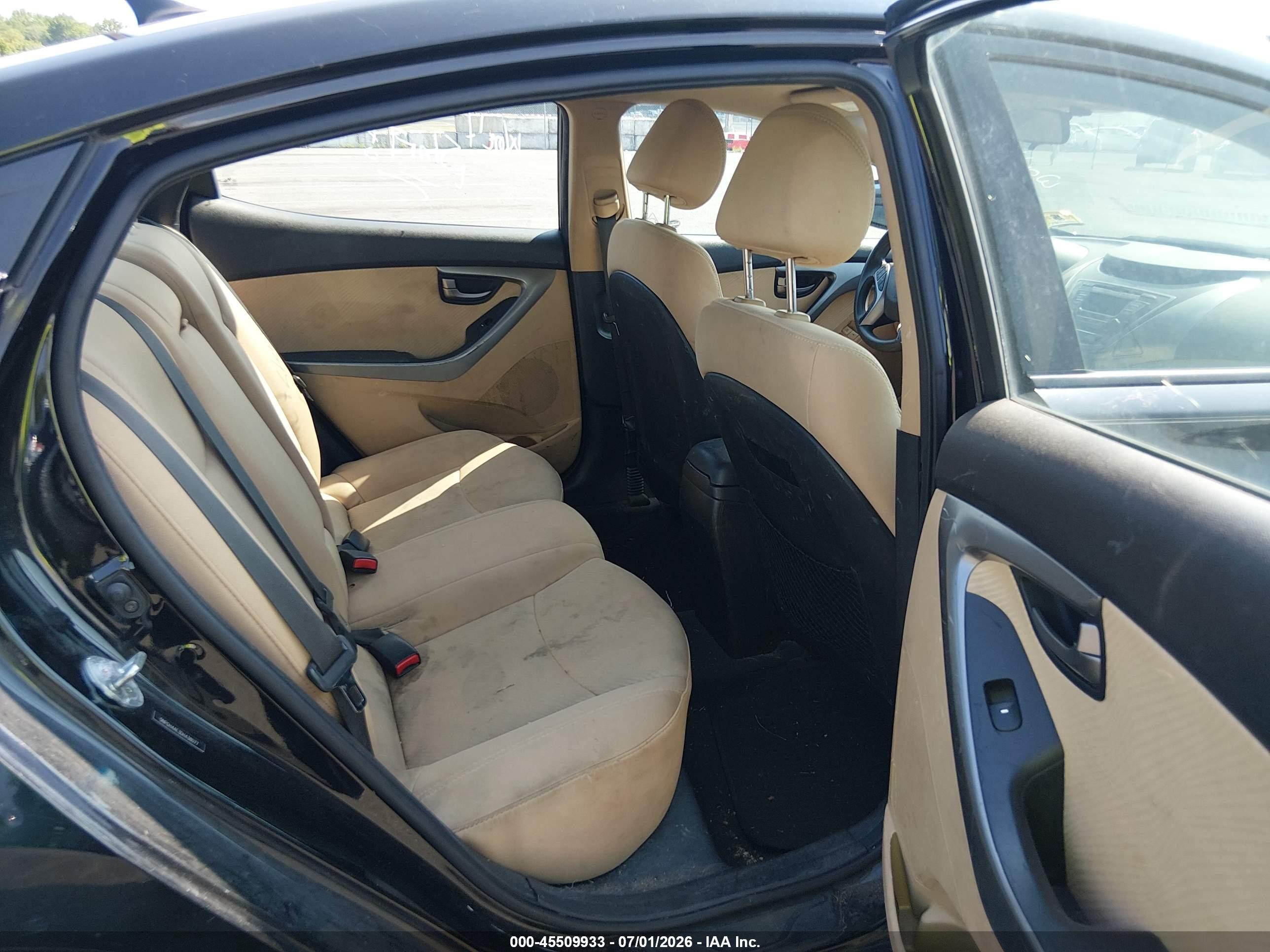 2013 Hyundai Elantra Gls Black vin: 5NPDH4AE3DH438077