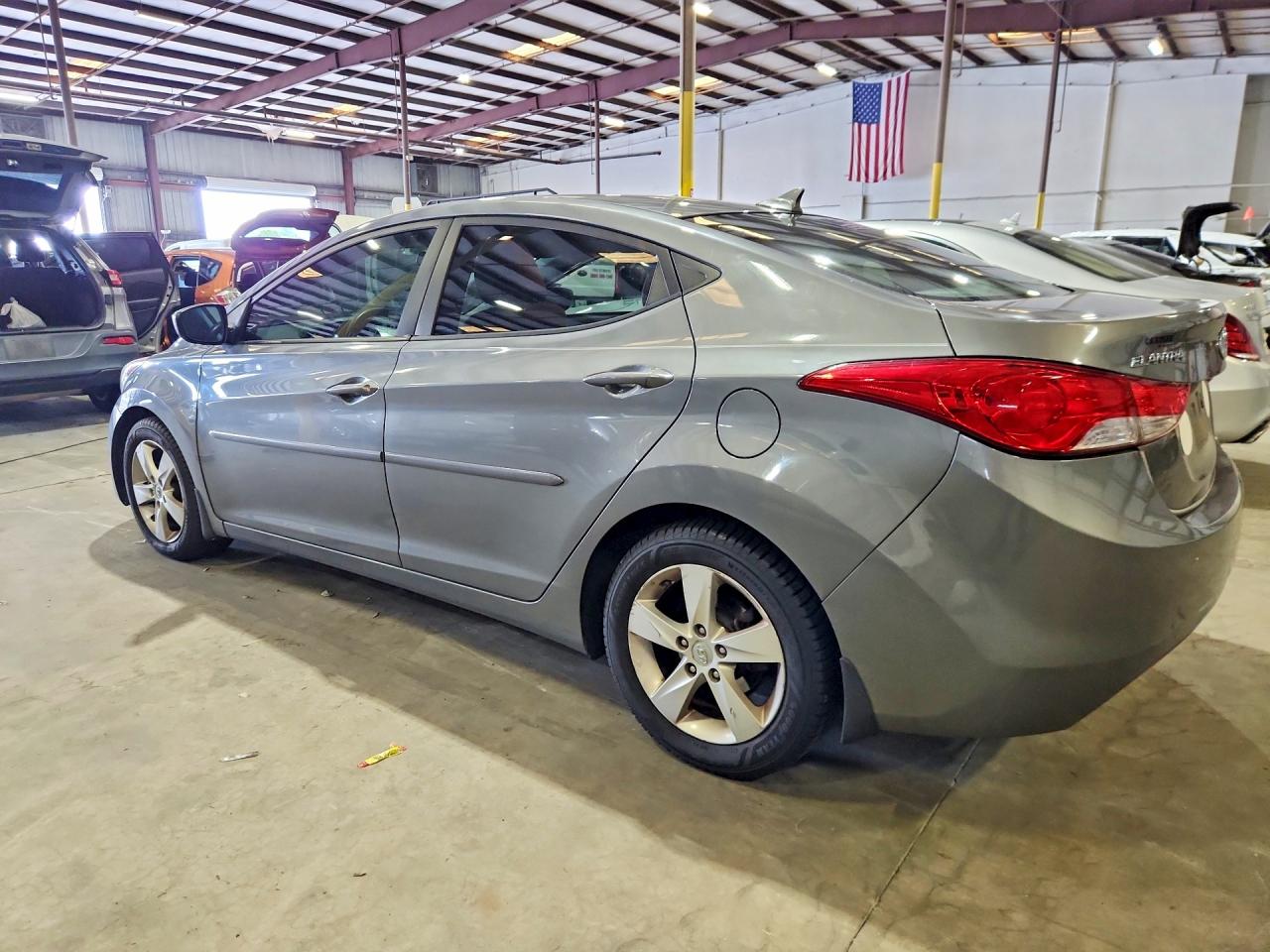 2013 Hyundai Elantra Gls Gray vin: 5NPDH4AE3DH447801