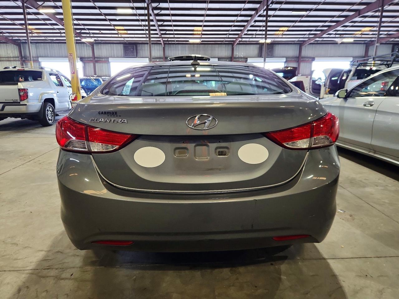 2013 Hyundai Elantra Gls Gray vin: 5NPDH4AE3DH447801