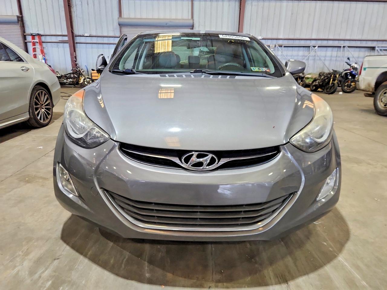 2013 Hyundai Elantra Gls Gray vin: 5NPDH4AE3DH447801