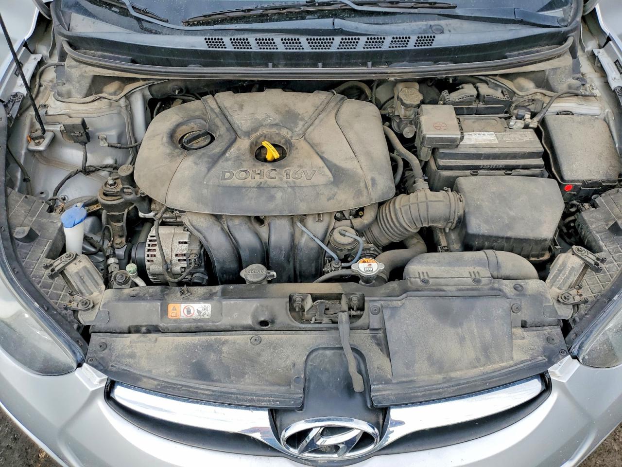 2013 Hyundai Elantra Gls Серебряный vin: 5NPDH4AE3DH448396