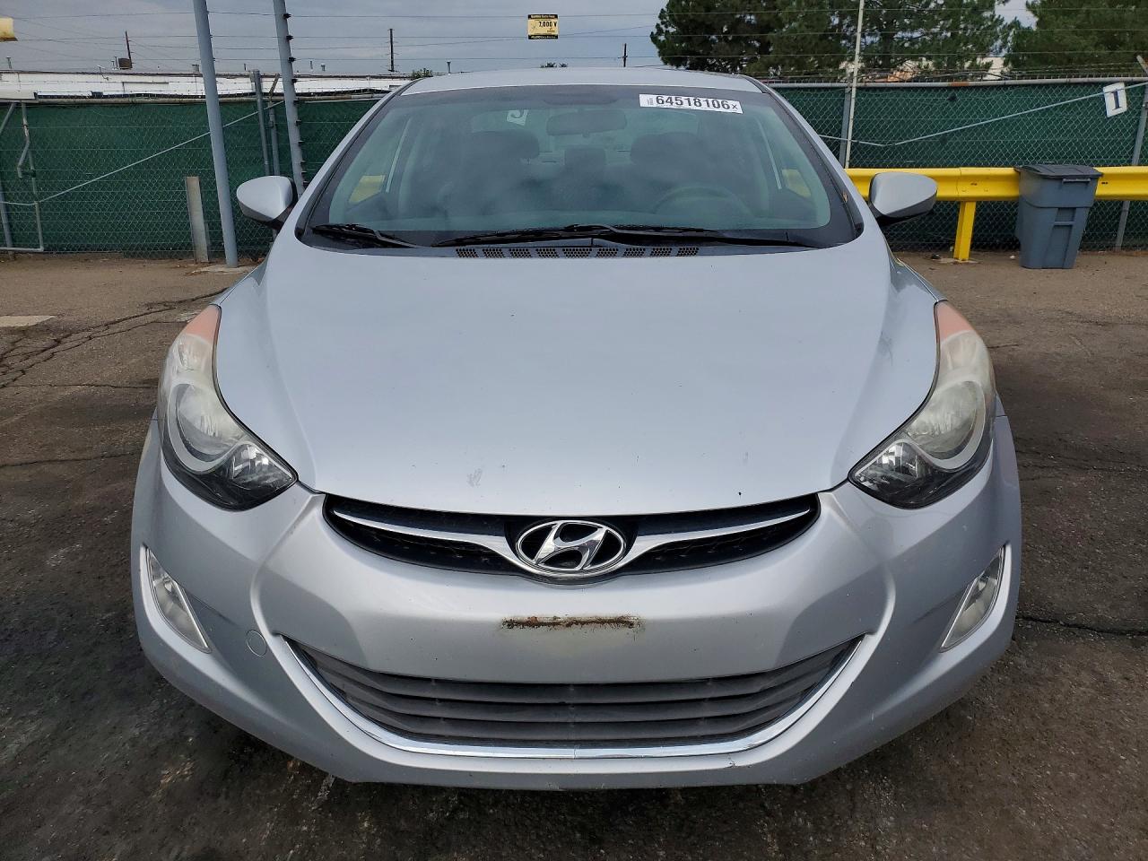 2013 Hyundai Elantra Gls Серебряный vin: 5NPDH4AE3DH448396