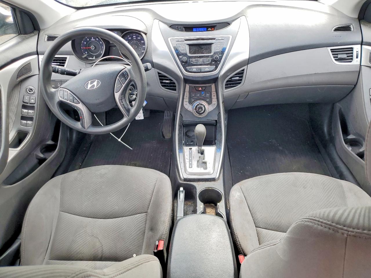 2013 Hyundai Elantra Gls Серебряный vin: 5NPDH4AE3DH448396