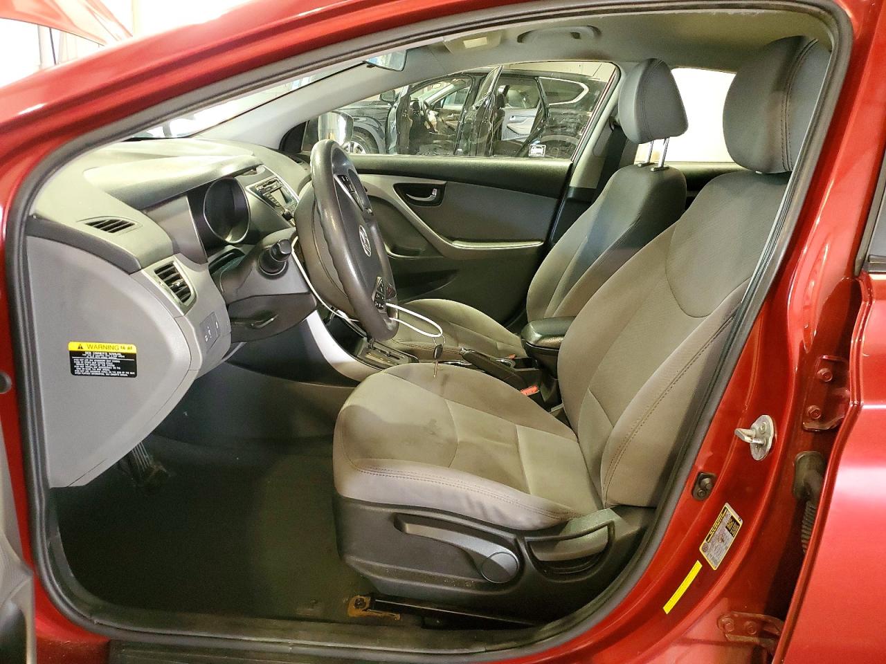 2013 Hyundai Elantra Gls Red vin: 5NPDH4AE3DH449046