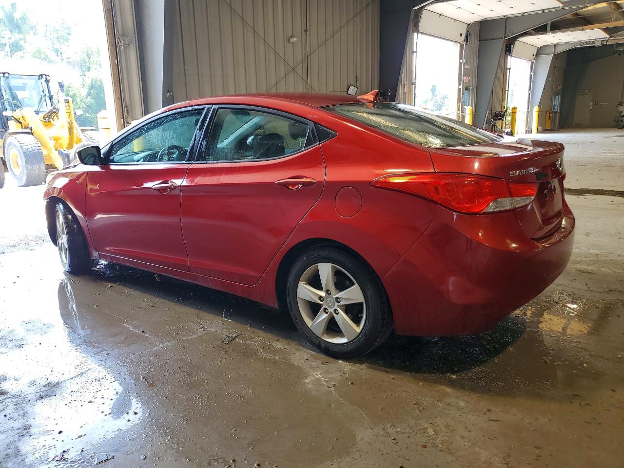 2013 Hyundai Elantra Gls Red vin: 5NPDH4AE3DH449046
