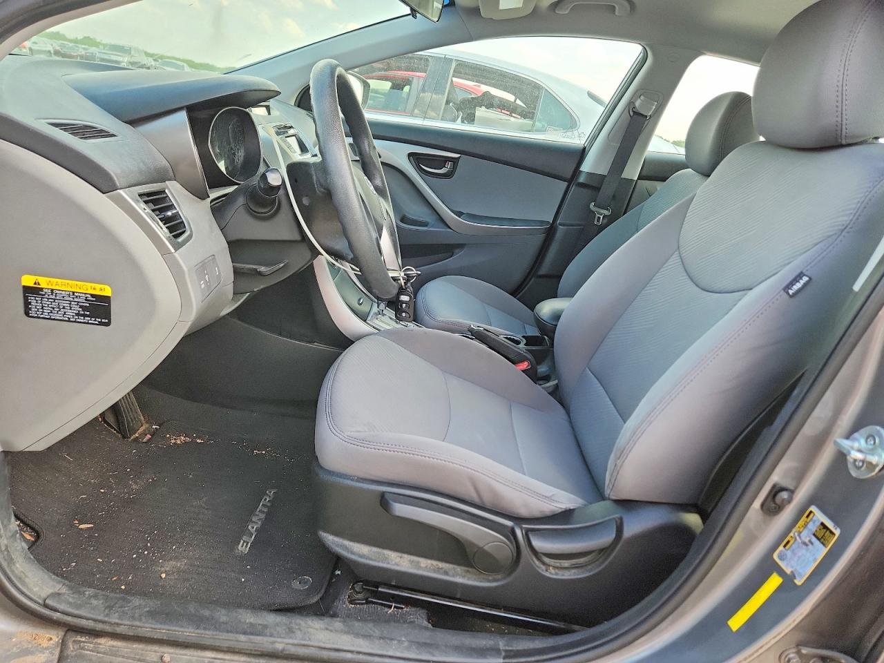 2013 Hyundai Elantra Gls Gray vin: 5NPDH4AE3DH450696