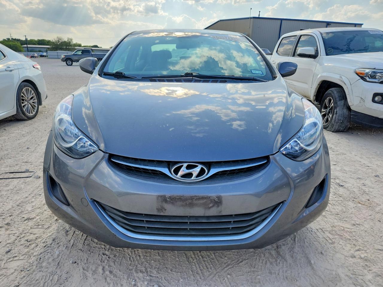 2013 Hyundai Elantra Gls Gray vin: 5NPDH4AE3DH450696