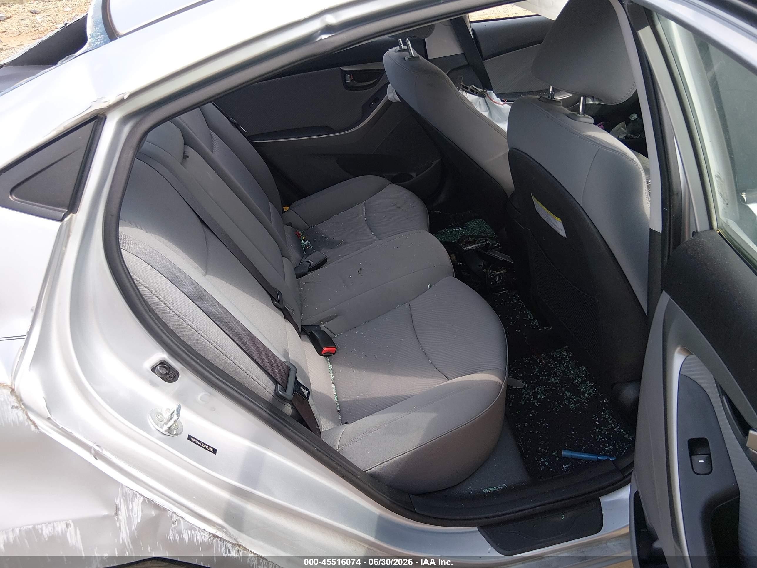 2013 Hyundai Elantra Gls Silver vin: 5NPDH4AE3DH453985