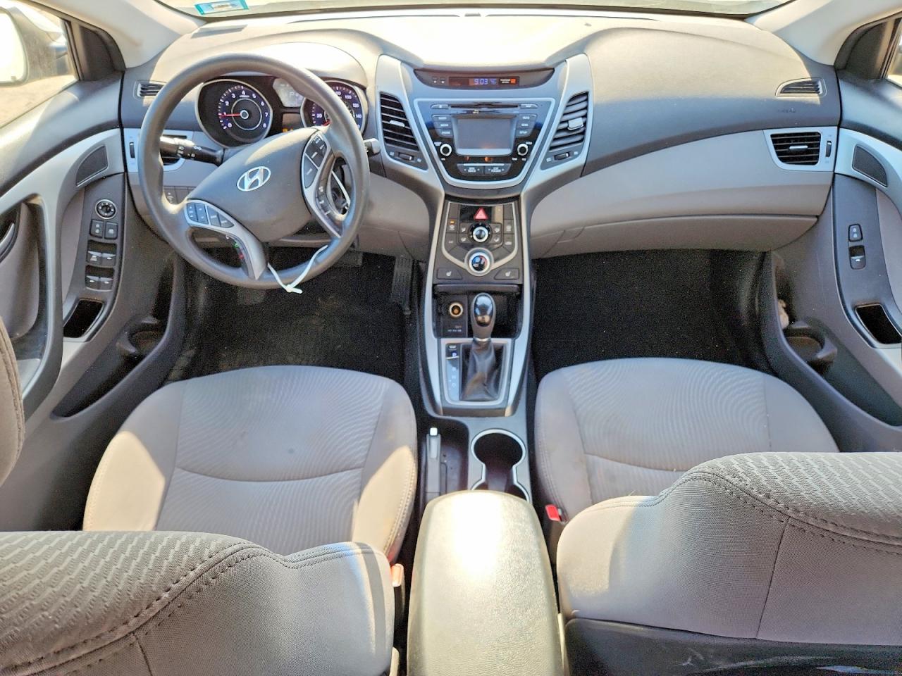 2014 Hyundai Elantra Se White vin: 5NPDH4AE3EH458833