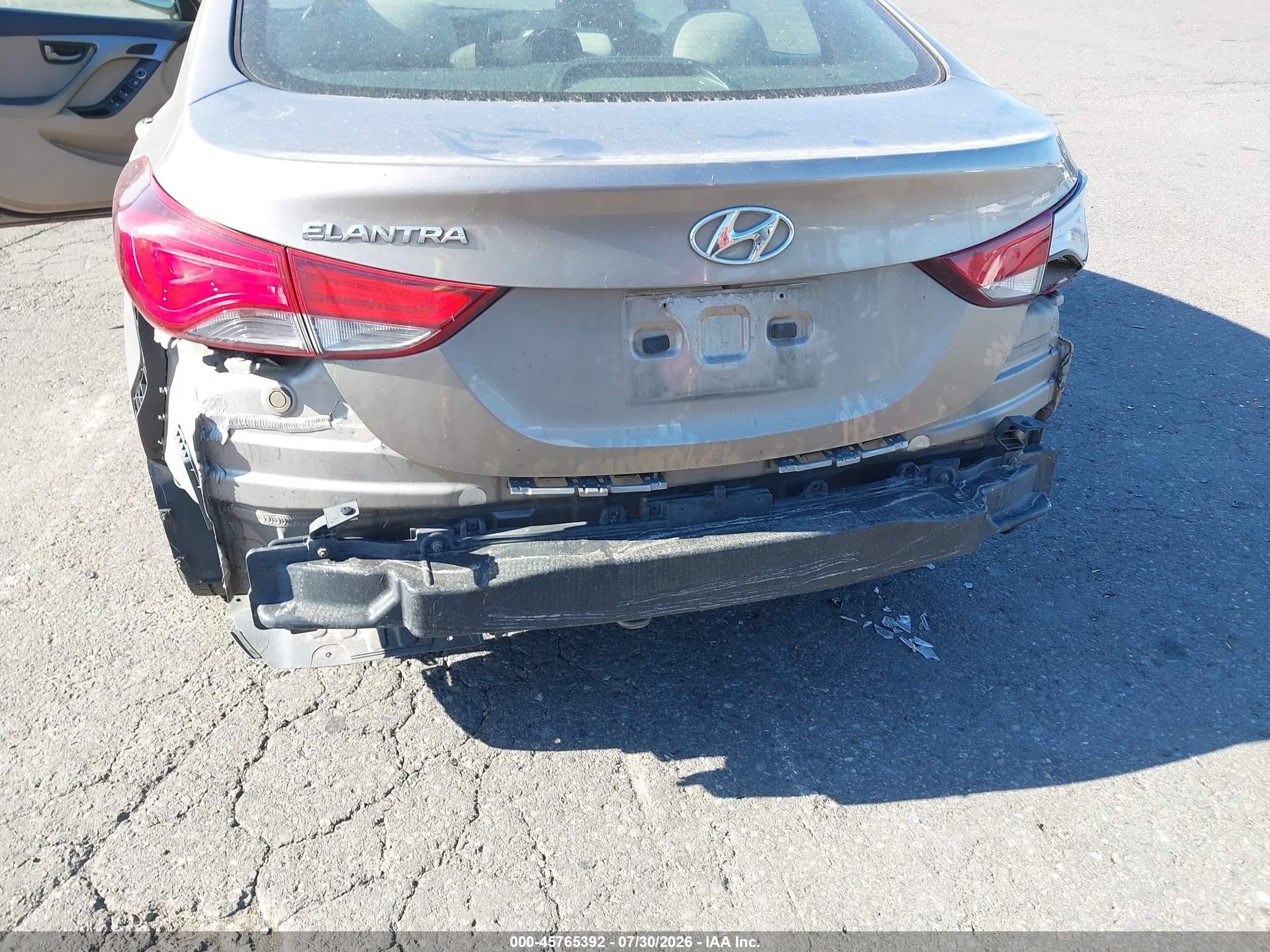 2014 Hyundai Elantra Se Tan vin: 5NPDH4AE3EH459027