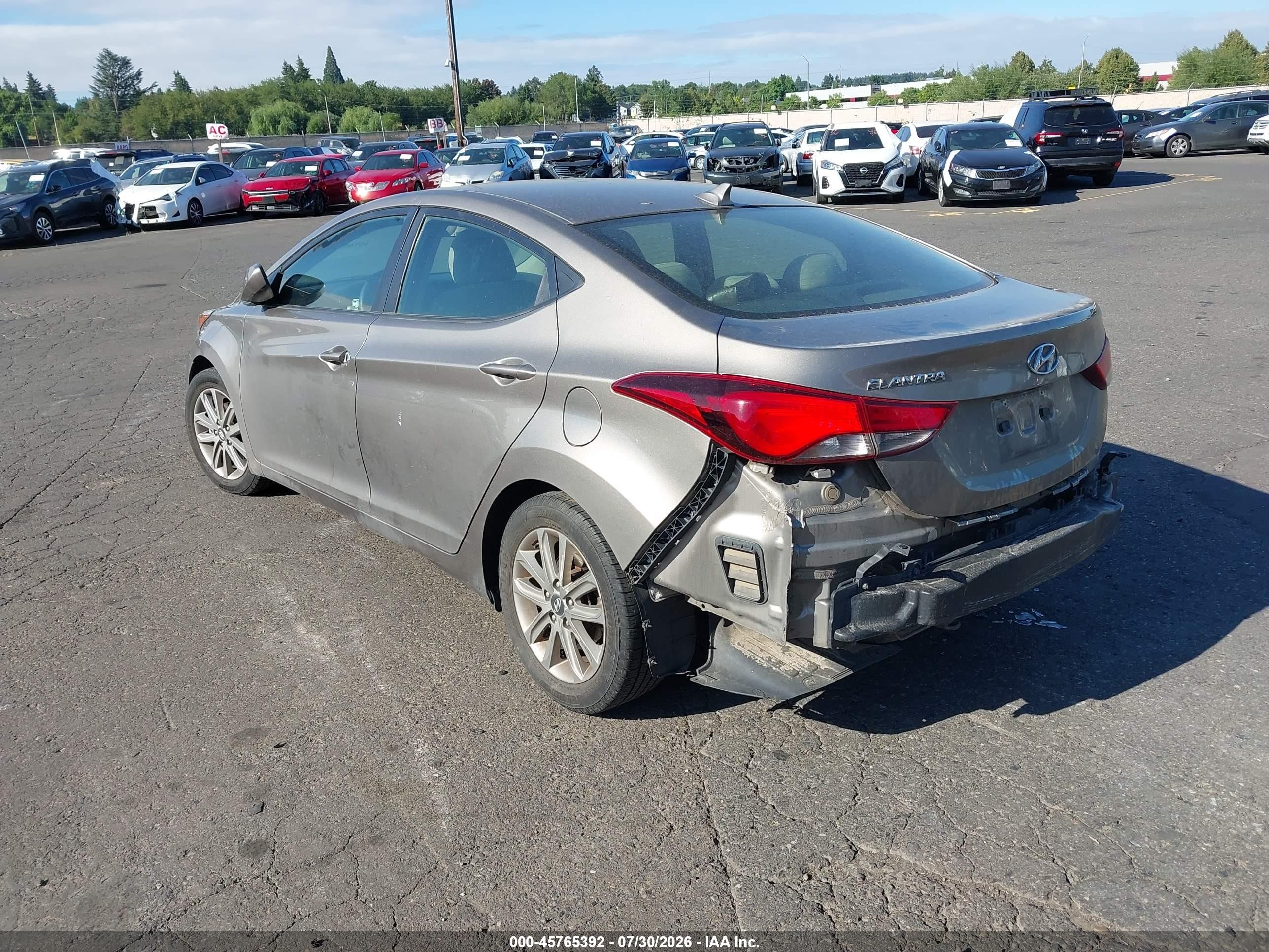 2014 Hyundai Elantra Se Tan vin: 5NPDH4AE3EH459027