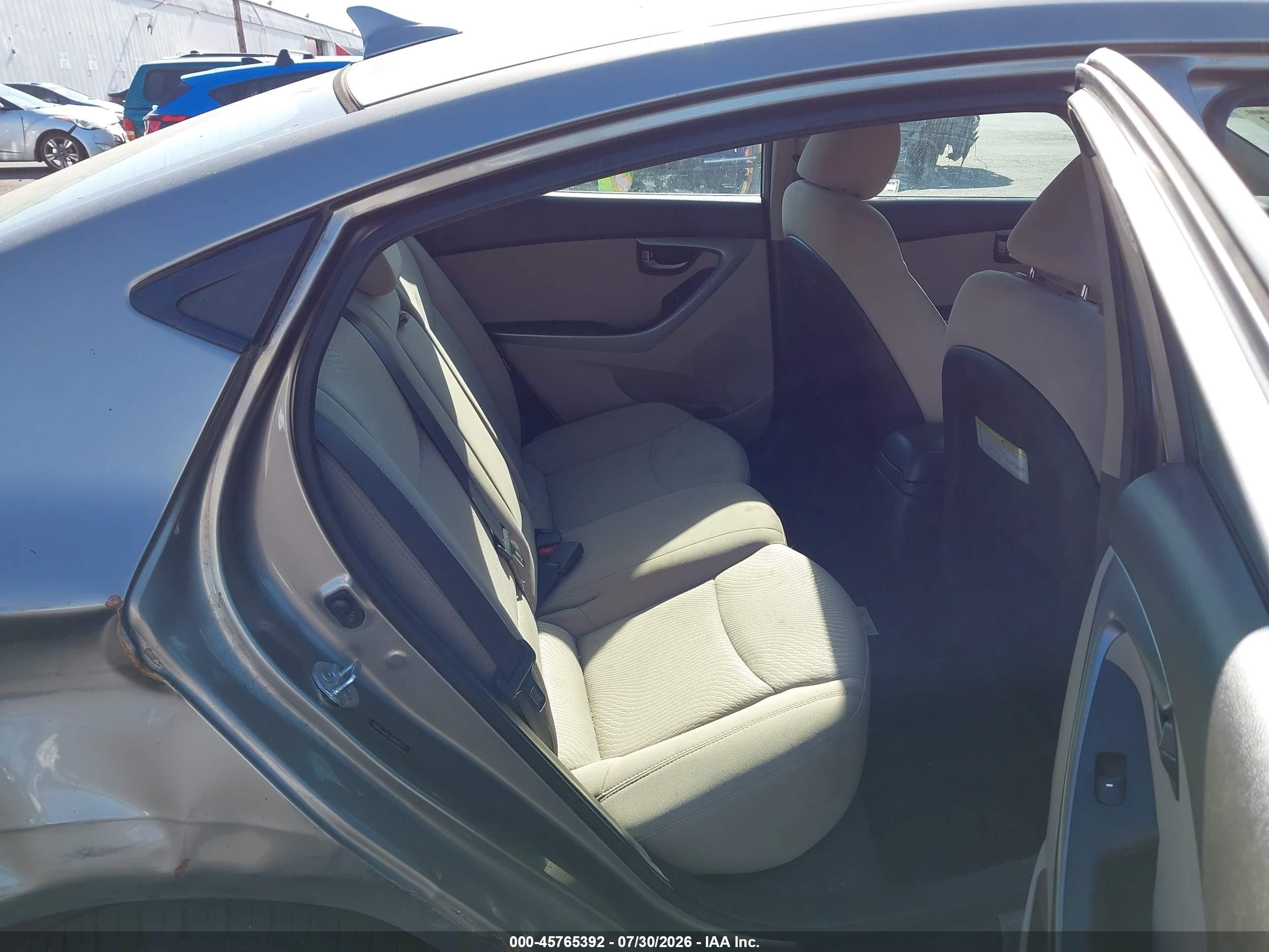 2014 Hyundai Elantra Se Tan vin: 5NPDH4AE3EH459027