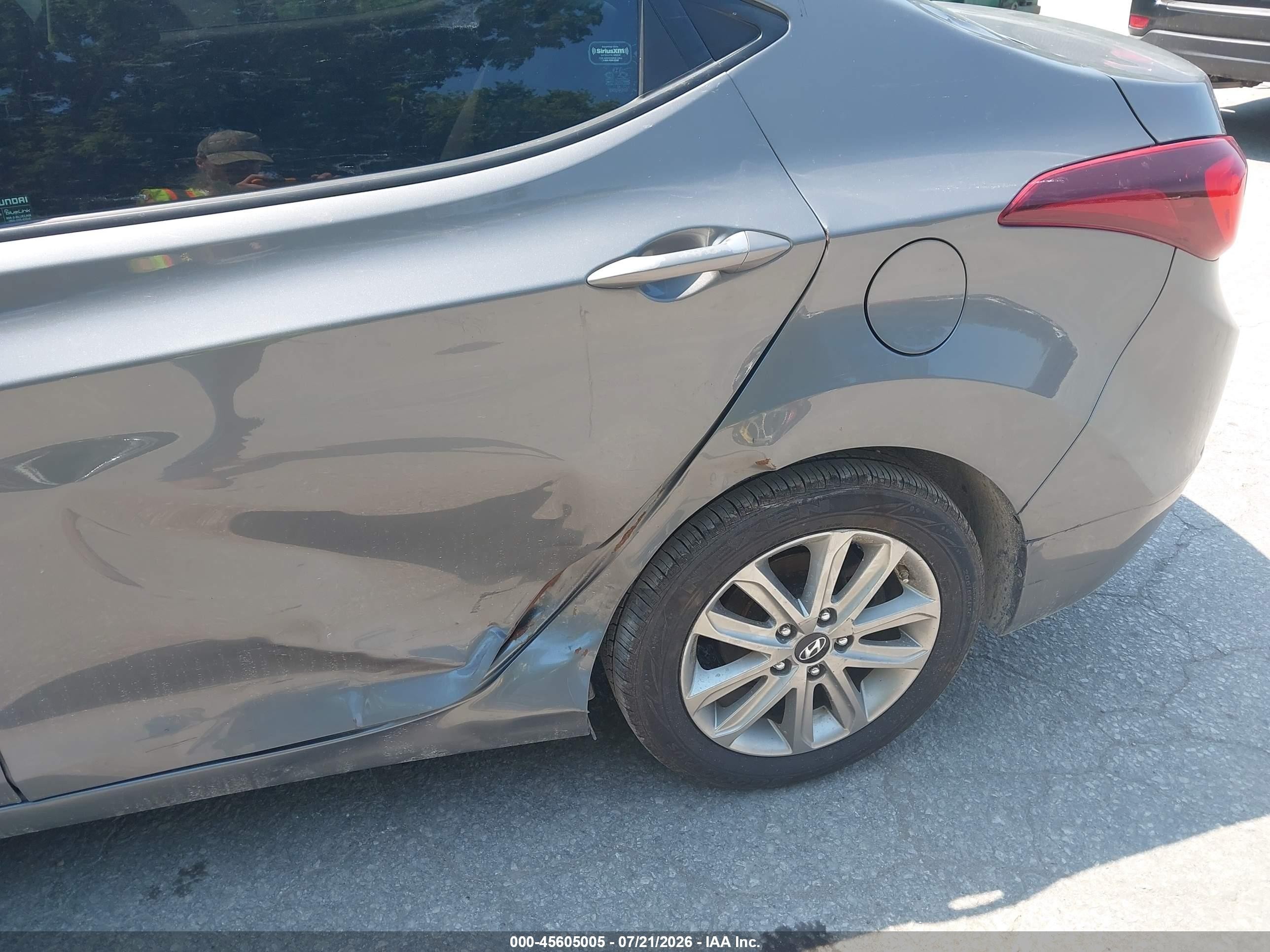 2014 Hyundai Elantra Se Серый vin: 5NPDH4AE3EH461103