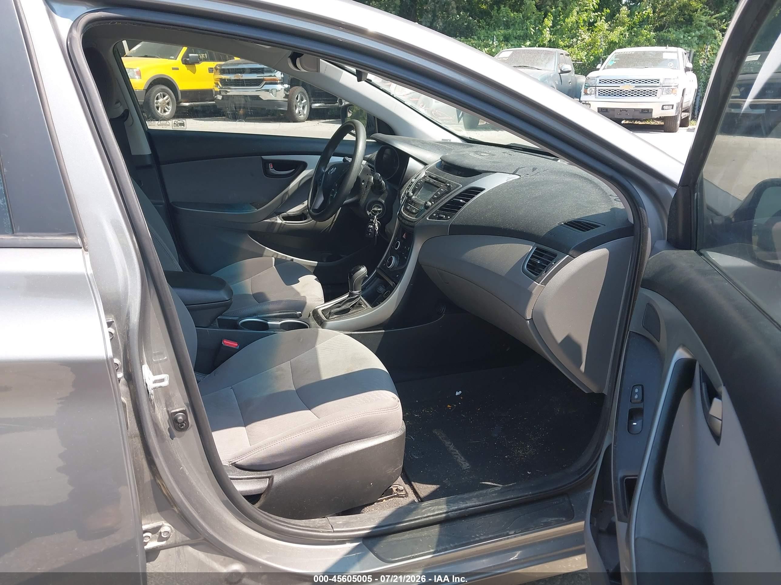 2014 Hyundai Elantra Se Серый vin: 5NPDH4AE3EH461103