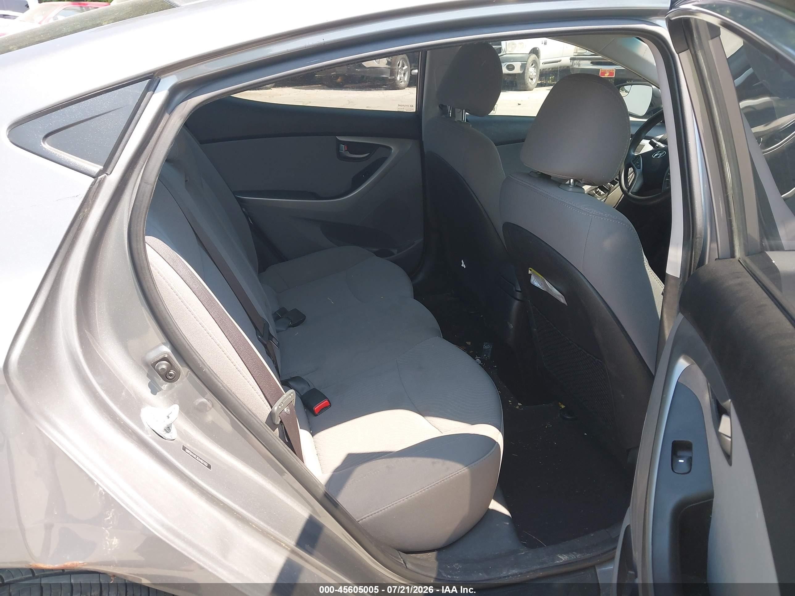 2014 Hyundai Elantra Se Серый vin: 5NPDH4AE3EH461103