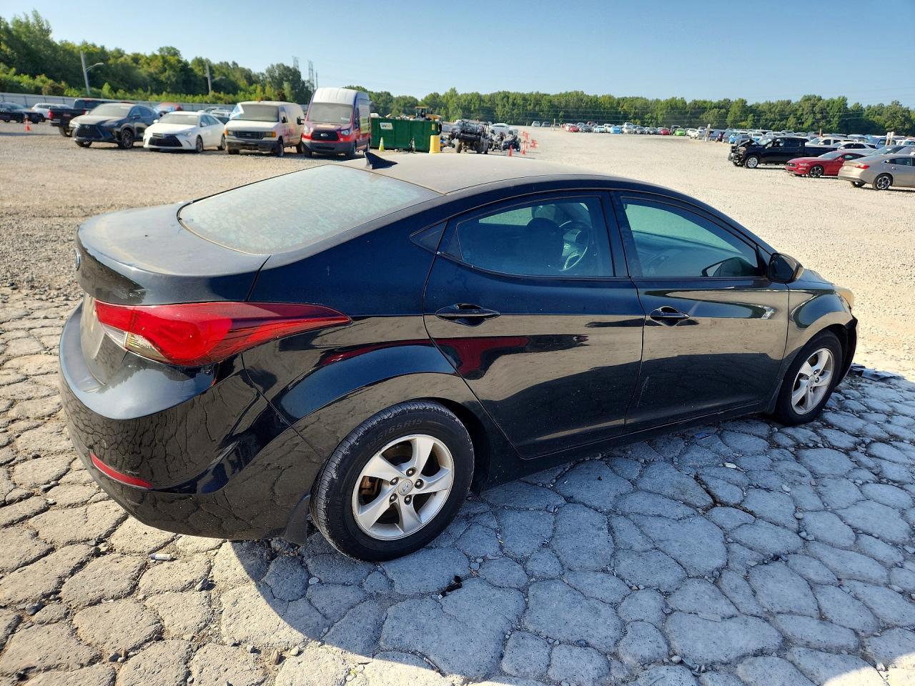 2014 Hyundai Elantra Se Black vin: 5NPDH4AE3EH470352