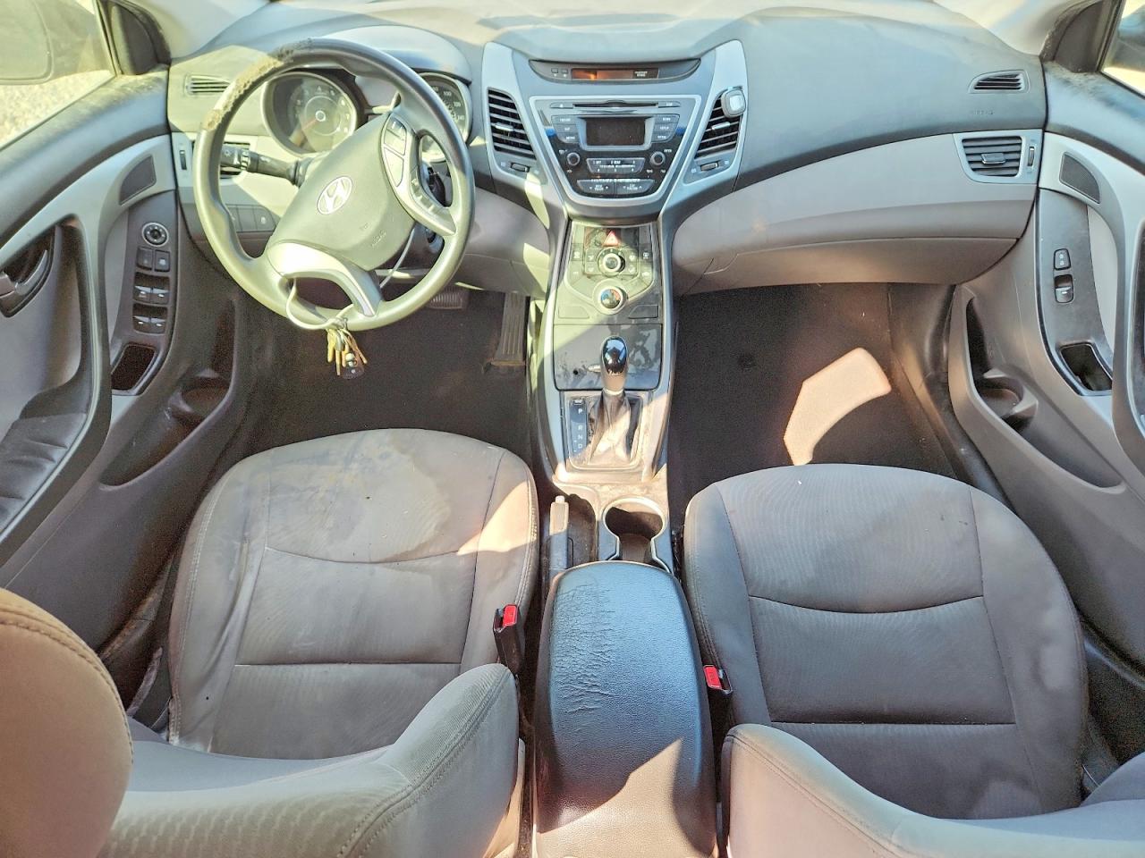 2014 Hyundai Elantra Se Black vin: 5NPDH4AE3EH470352