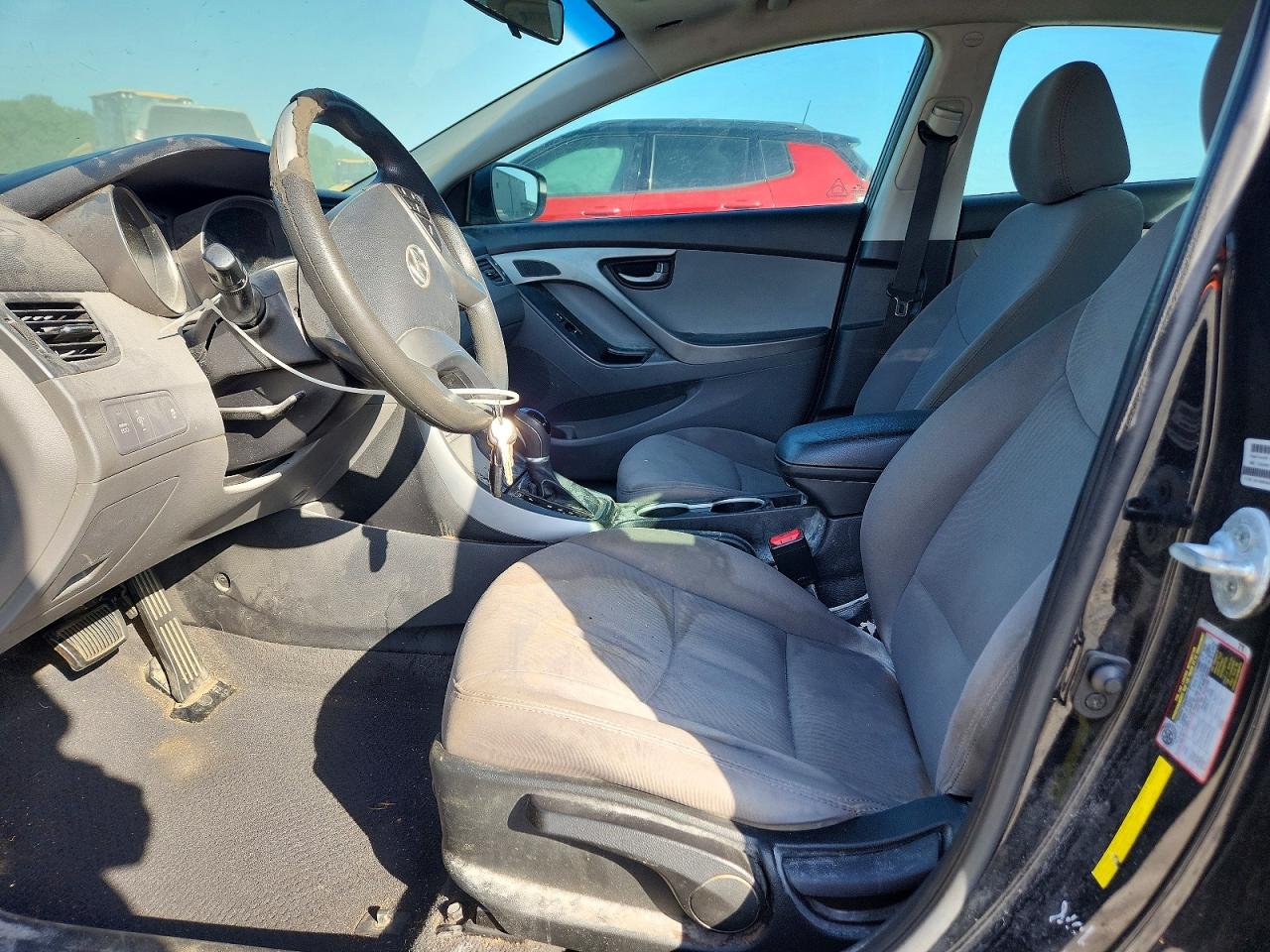 2014 Hyundai Elantra Se Black vin: 5NPDH4AE3EH470352