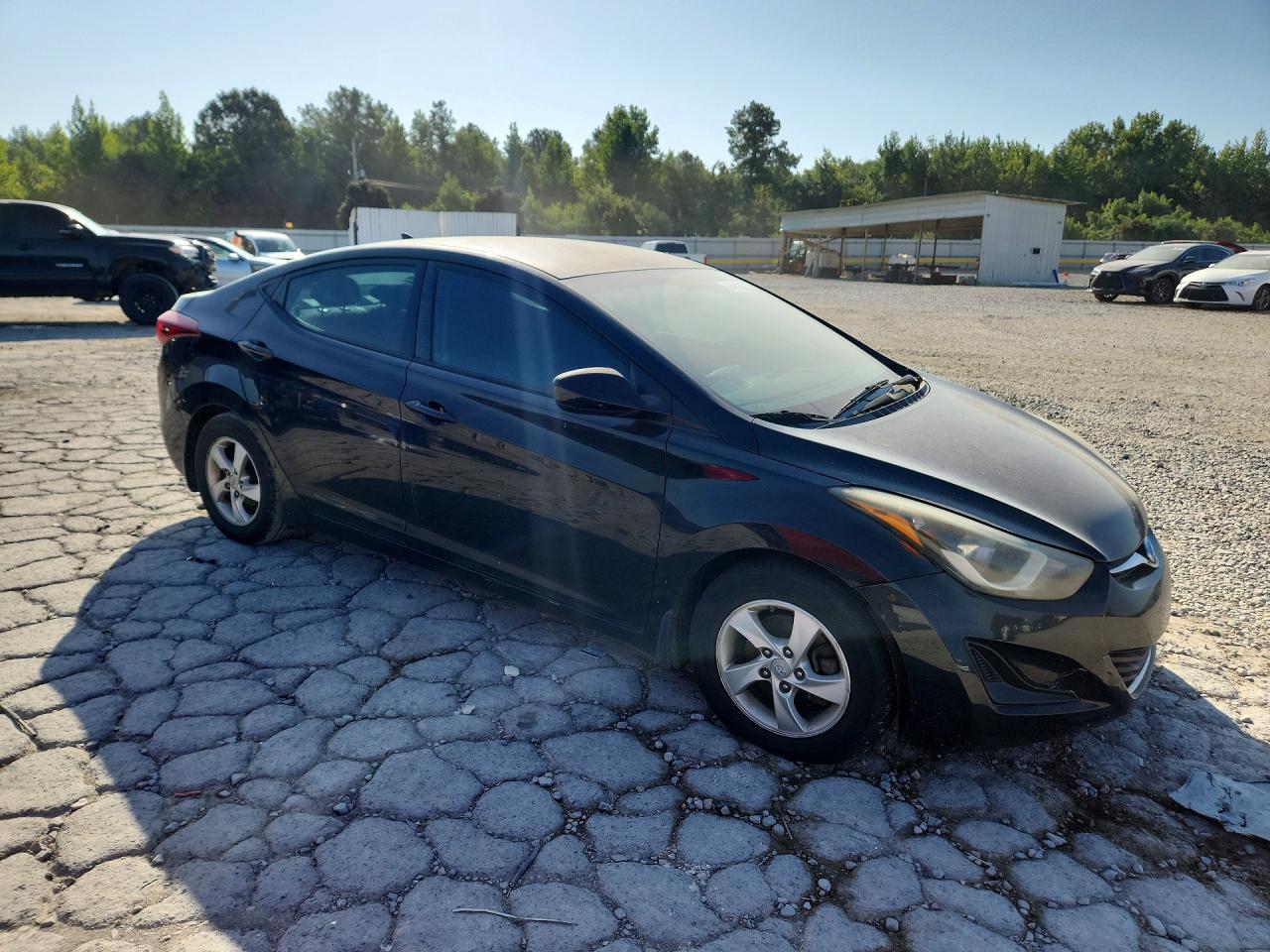 2014 Hyundai Elantra Se Black vin: 5NPDH4AE3EH470352