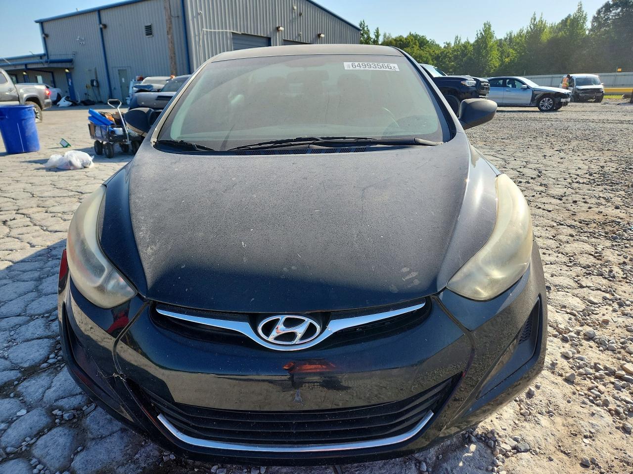 2014 Hyundai Elantra Se Black vin: 5NPDH4AE3EH470352