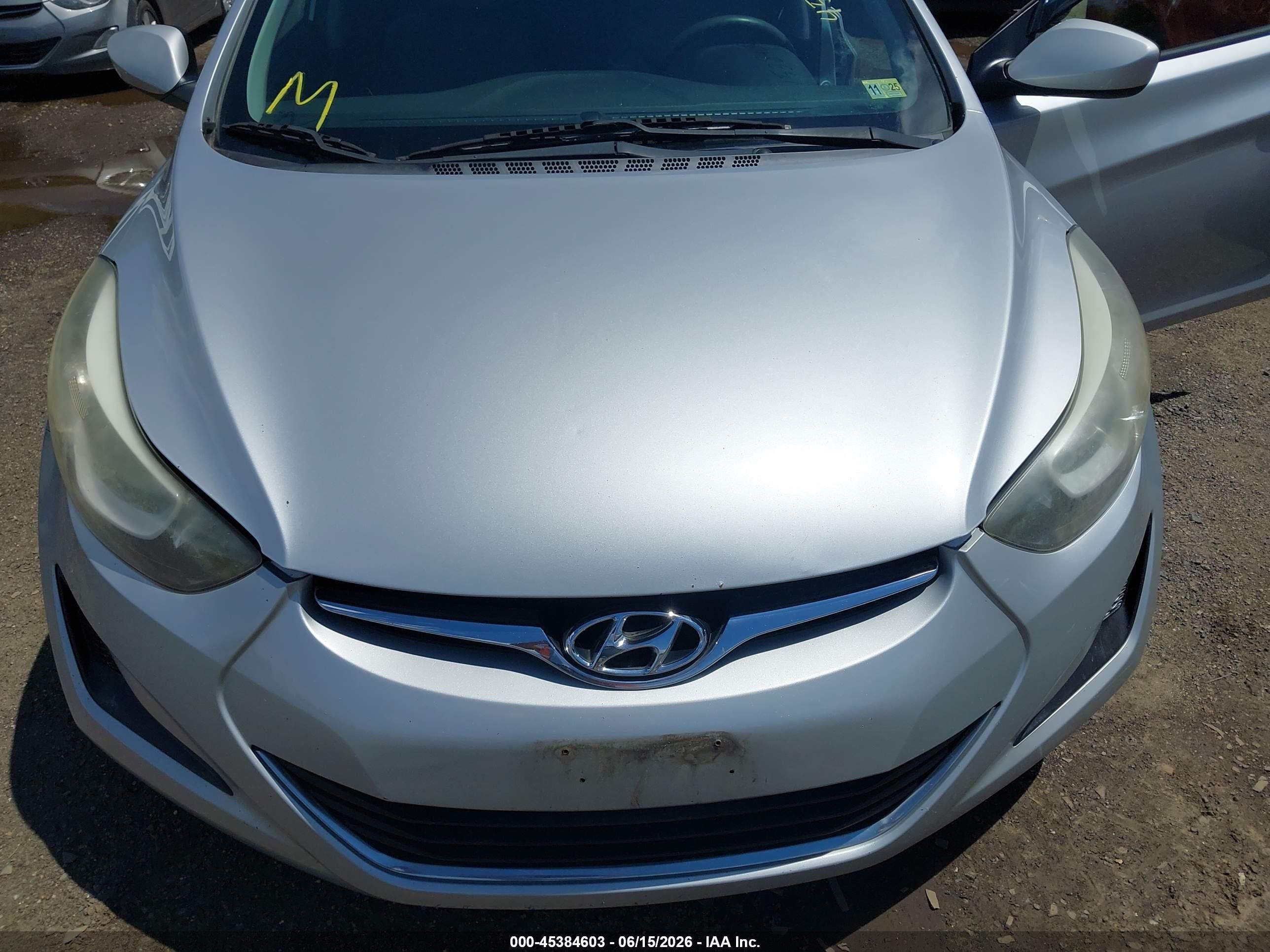 2014 Hyundai Elantra Se Silver vin: 5NPDH4AE3EH472585
