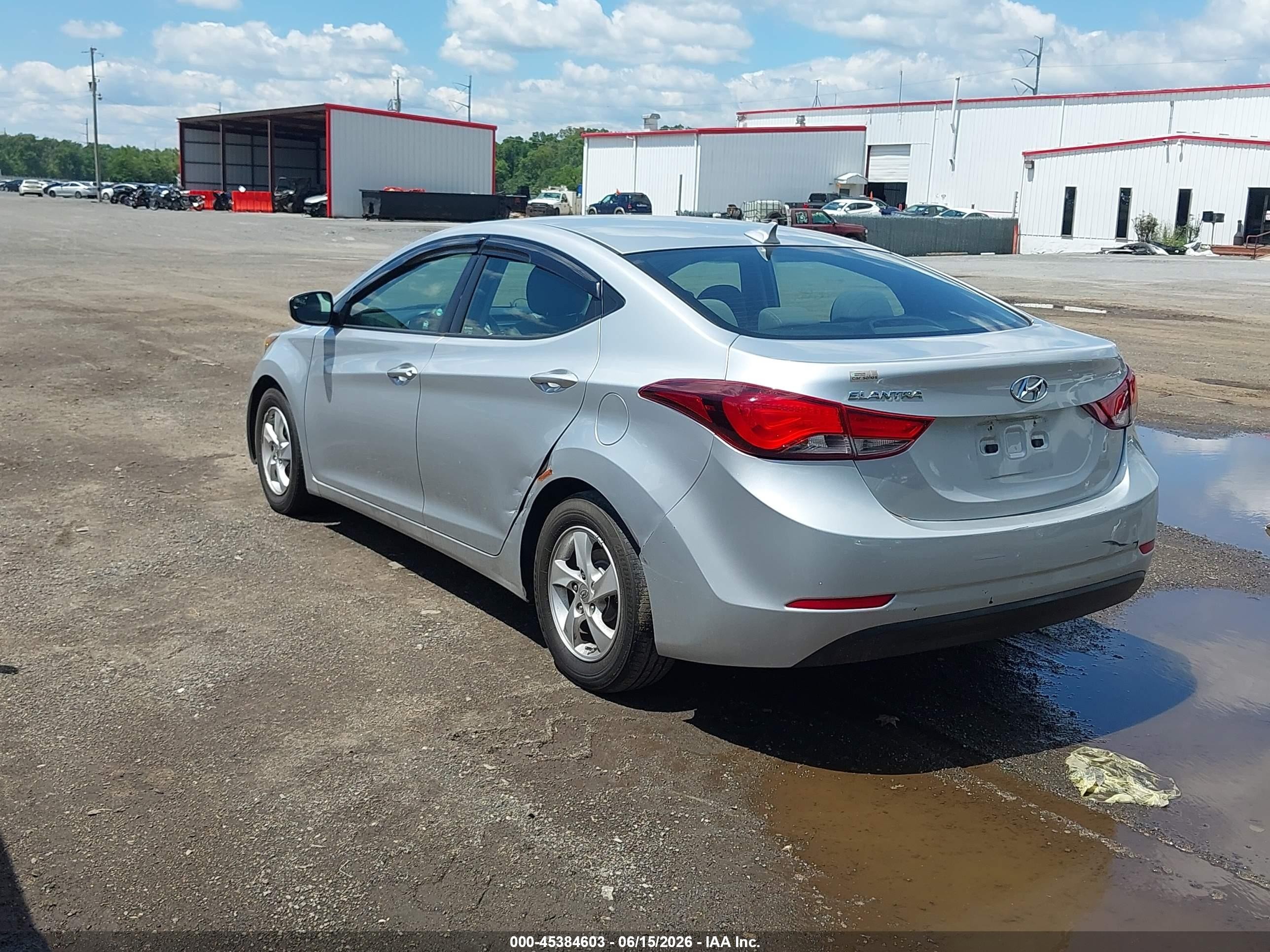 2014 Hyundai Elantra Se Silver vin: 5NPDH4AE3EH472585