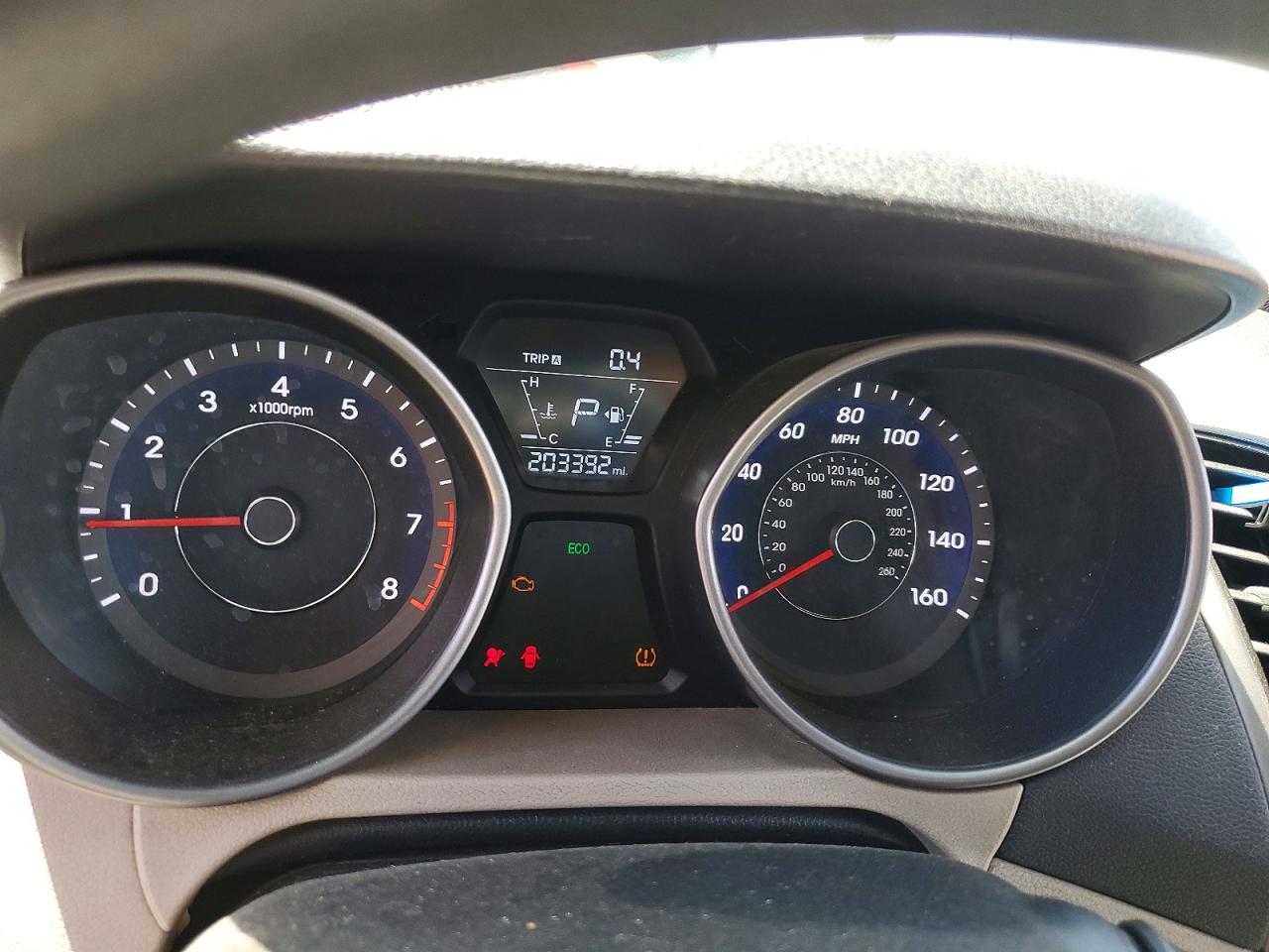 2014 Hyundai Elantra Se Blue vin: 5NPDH4AE3EH474773