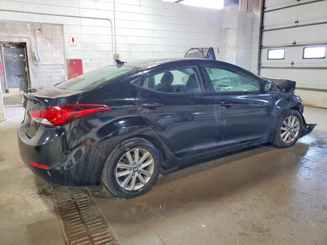 2014 Hyundai Elantra Se Black vin: 5NPDH4AE3EH476121