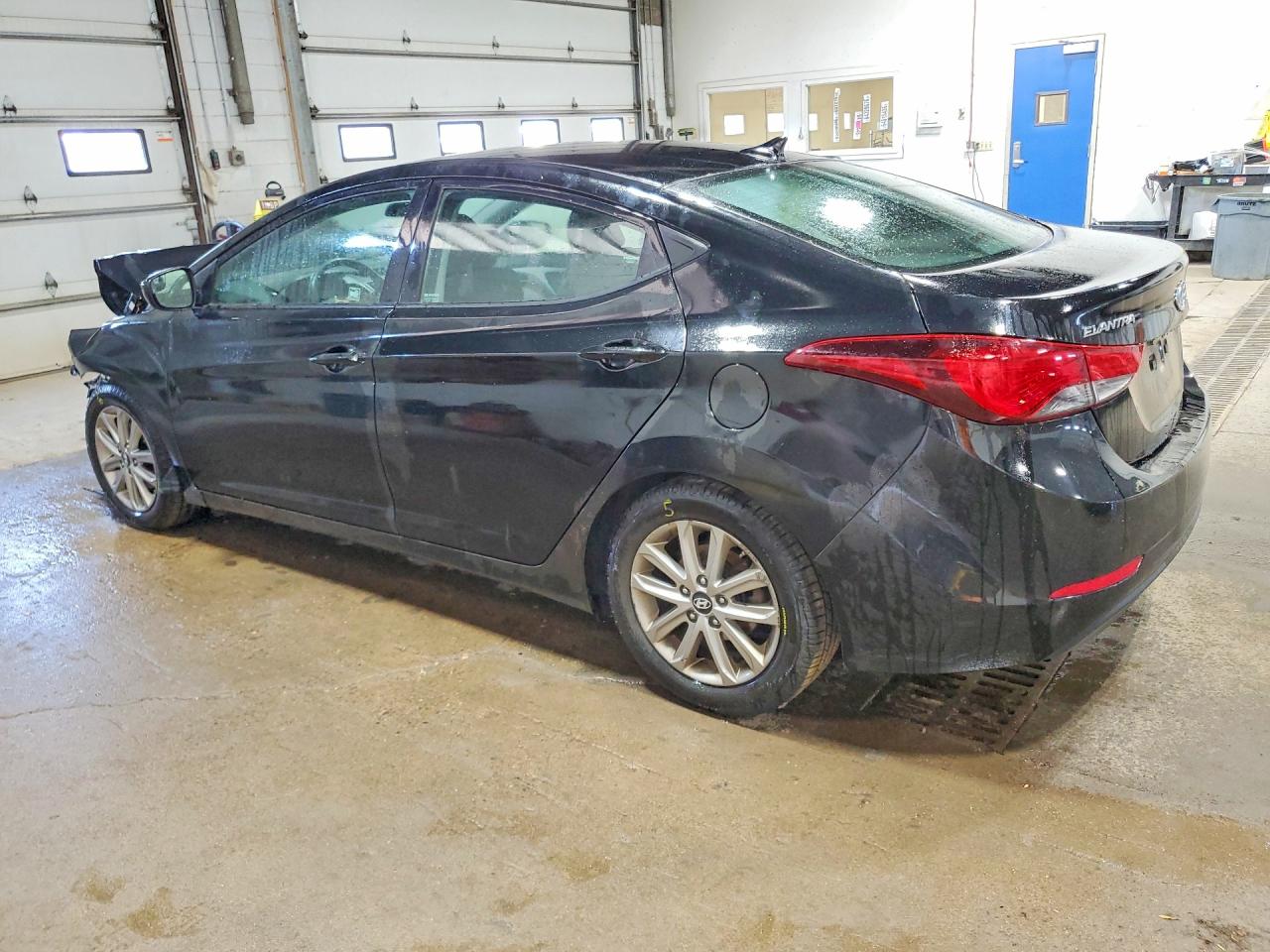 2014 Hyundai Elantra Se Black vin: 5NPDH4AE3EH476121