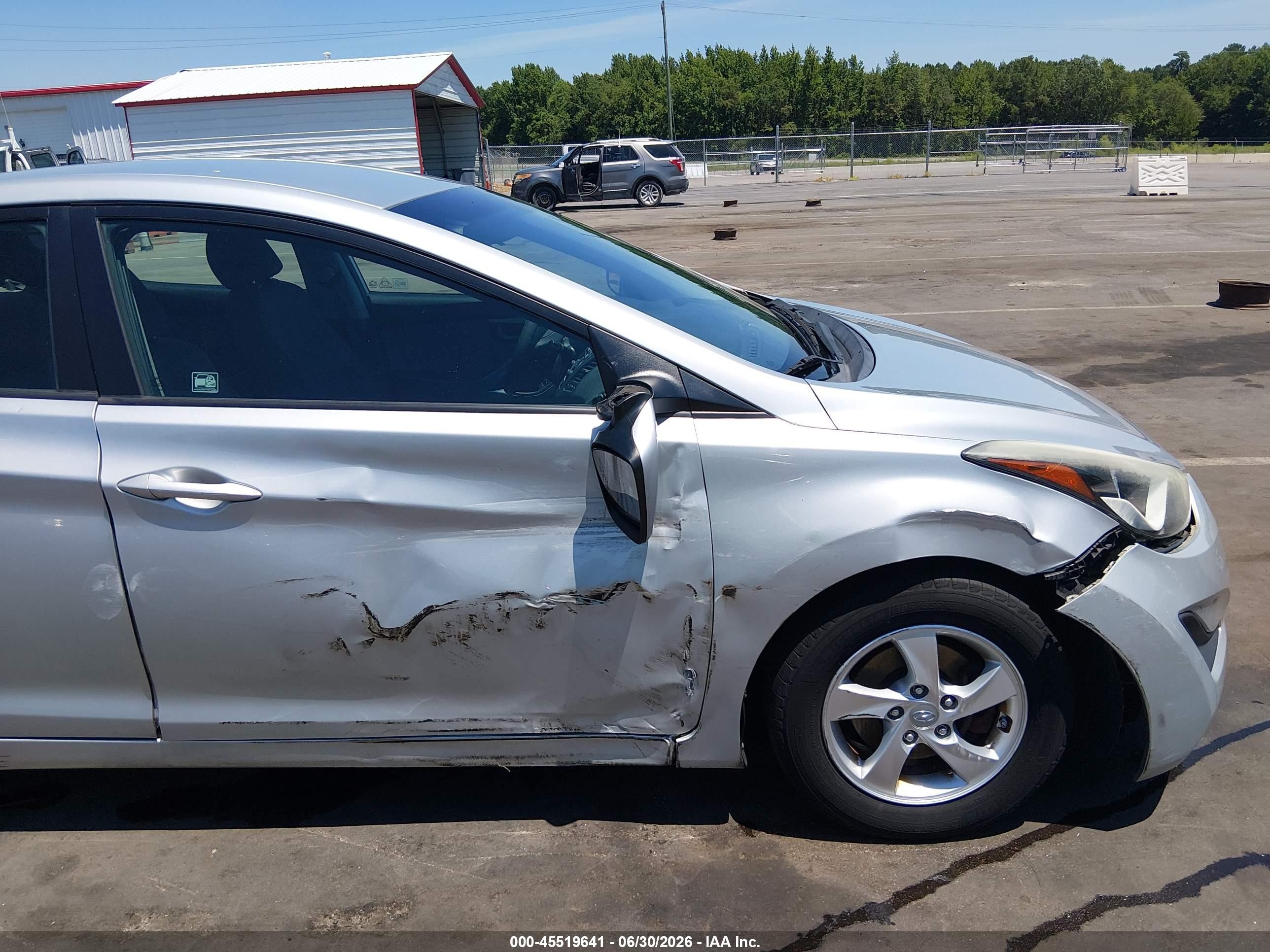 2014 Hyundai Elantra Se Silver vin: 5NPDH4AE3EH479794