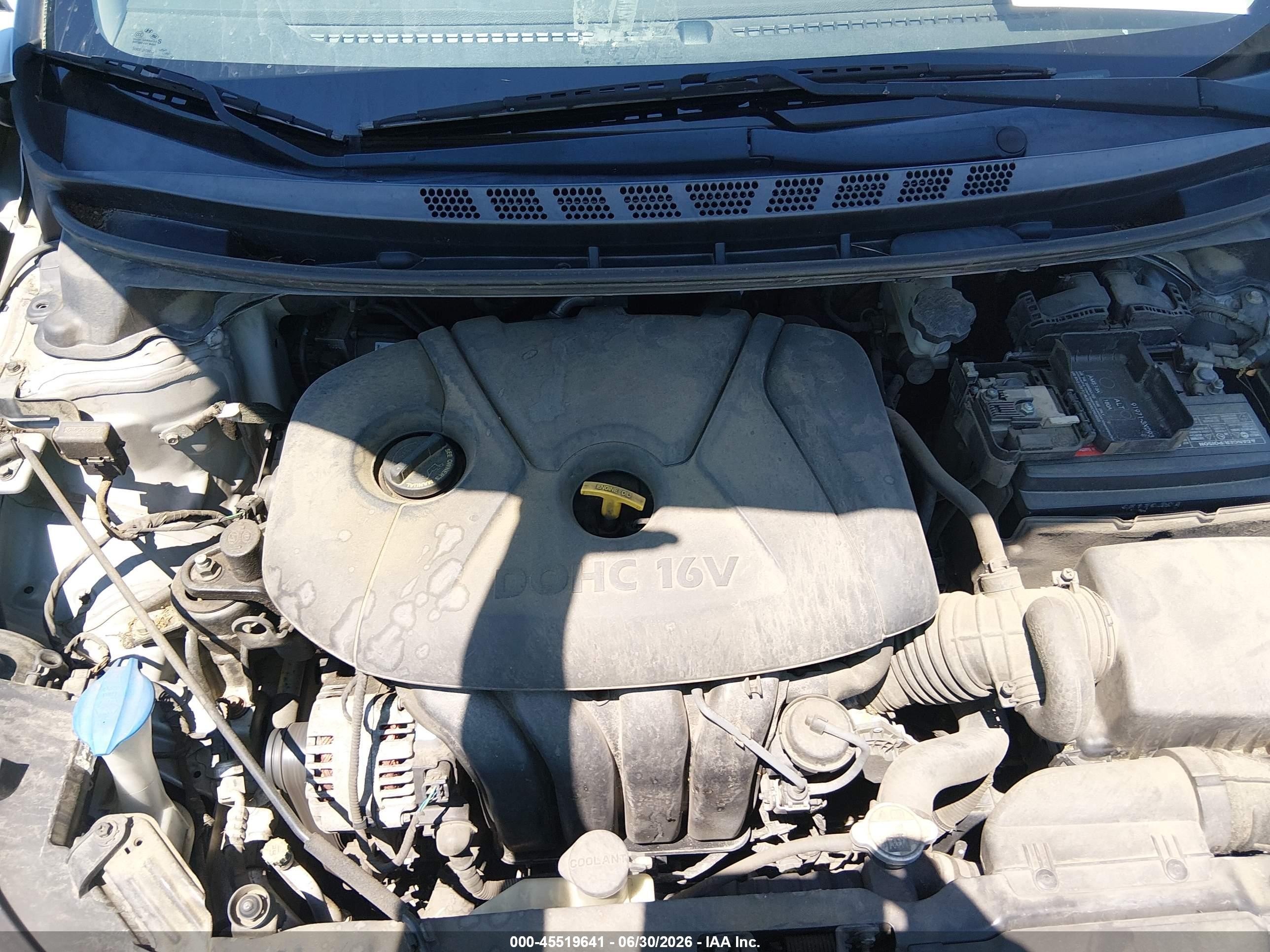 2014 Hyundai Elantra Se Silver vin: 5NPDH4AE3EH479794