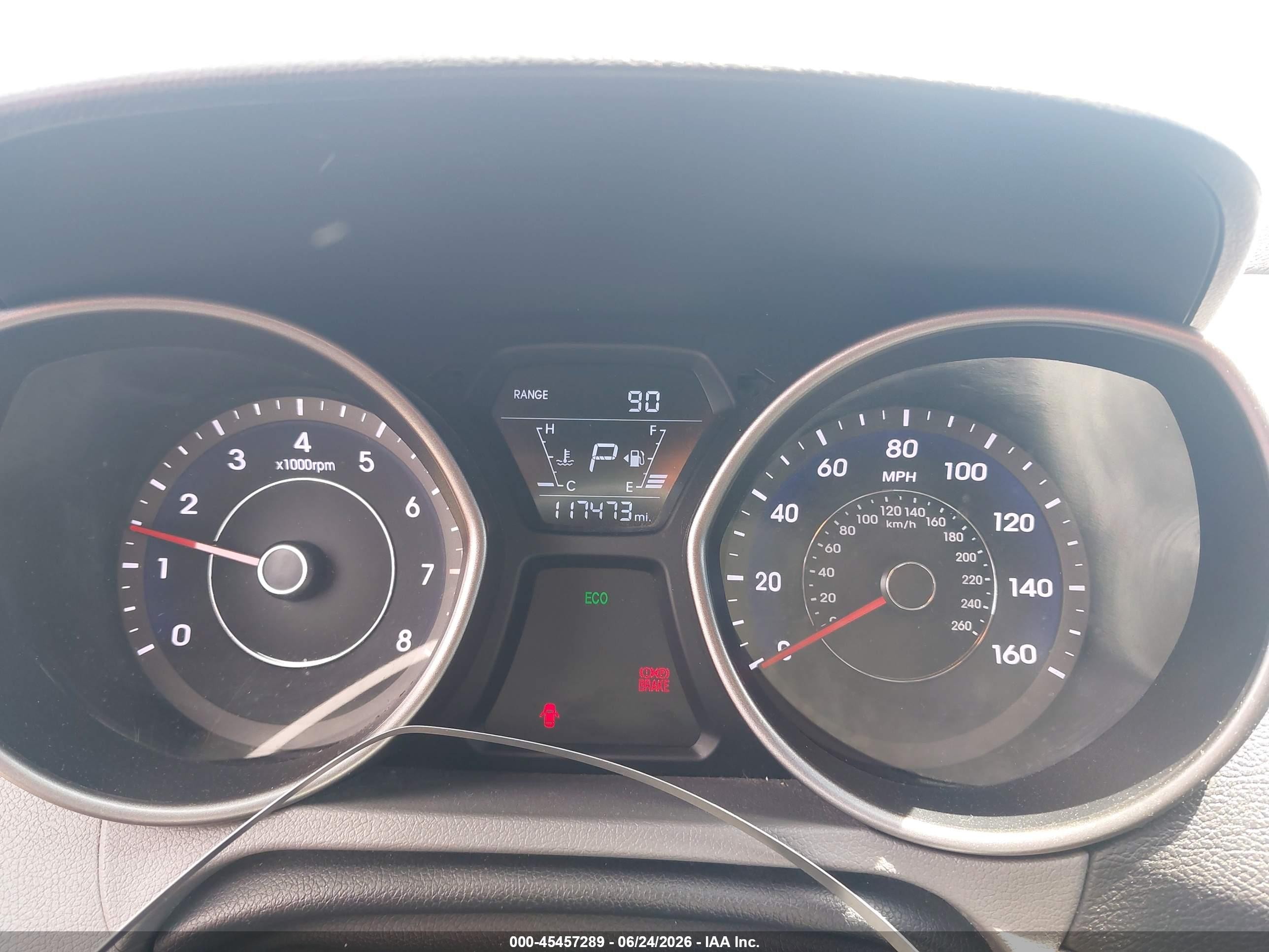 2014 Hyundai Elantra Se Black vin: 5NPDH4AE3EH481464
