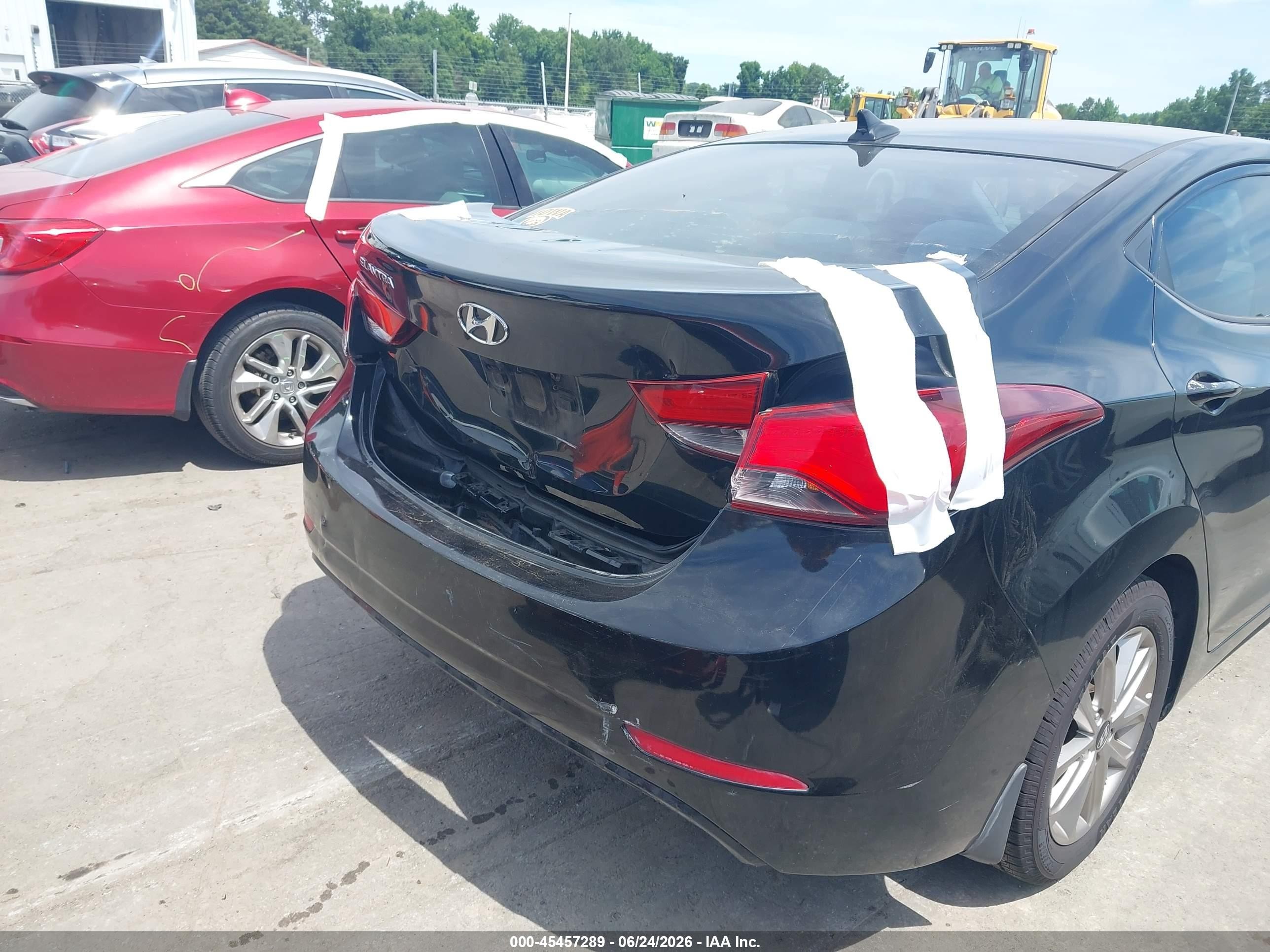 2014 Hyundai Elantra Se Black vin: 5NPDH4AE3EH481464