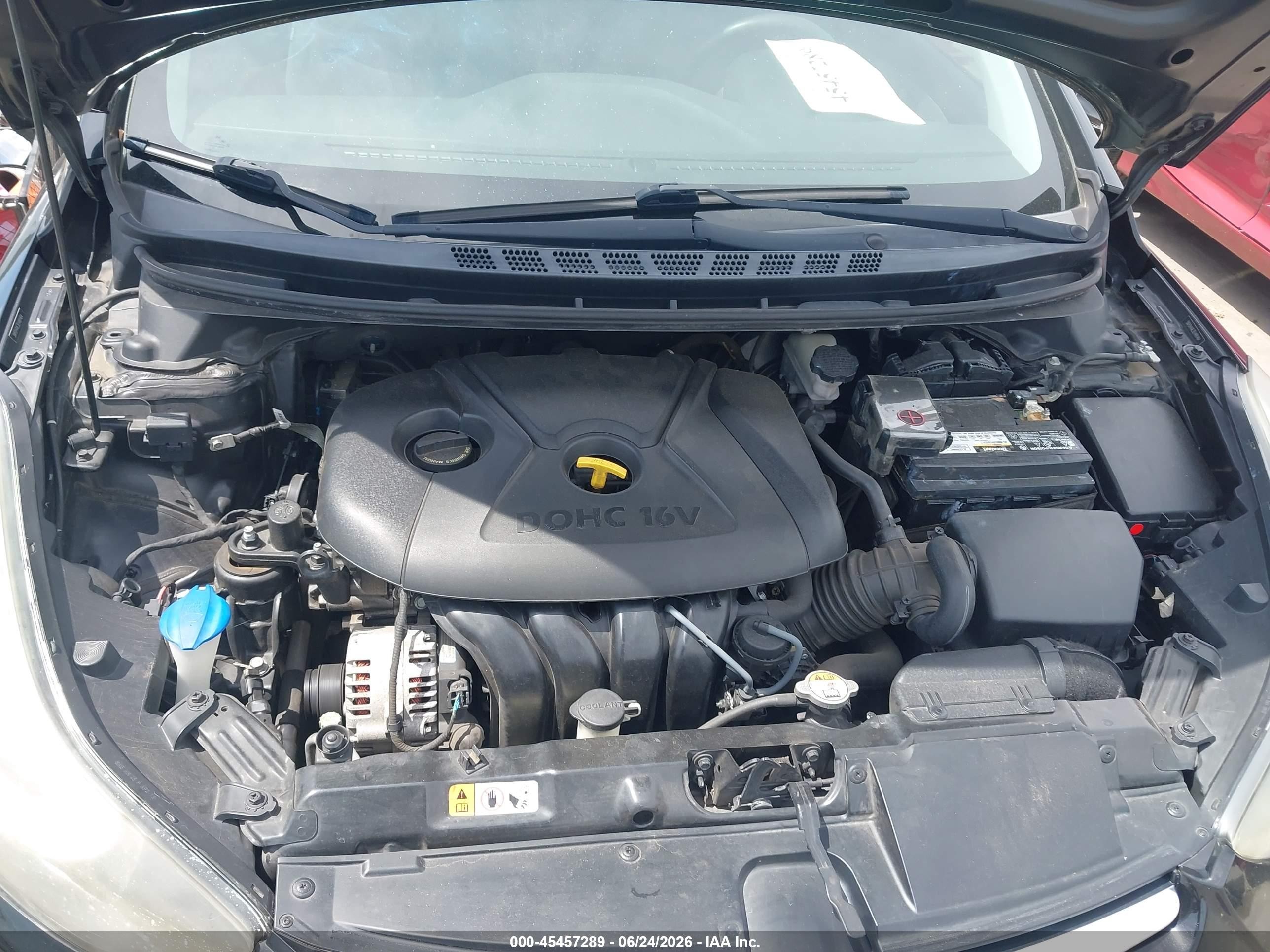 2014 Hyundai Elantra Se Black vin: 5NPDH4AE3EH481464
