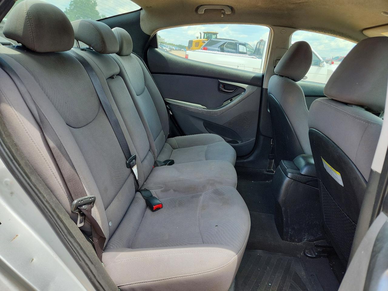 2014 Hyun Elantra Se Silver vin: 5NPDH4AE3EH488253