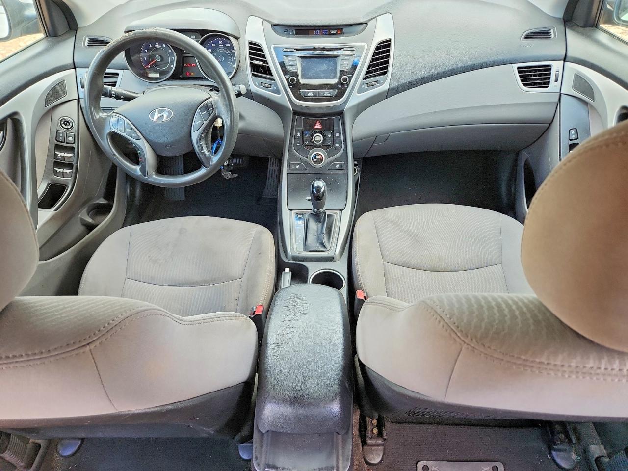 2014 Hyun Elantra Se Silver vin: 5NPDH4AE3EH488253