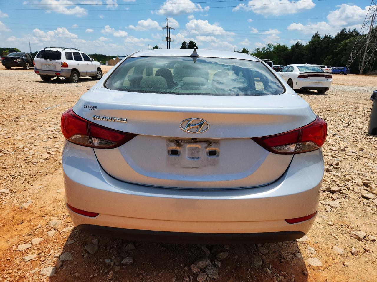 2014 Hyun Elantra Se Silver vin: 5NPDH4AE3EH488253