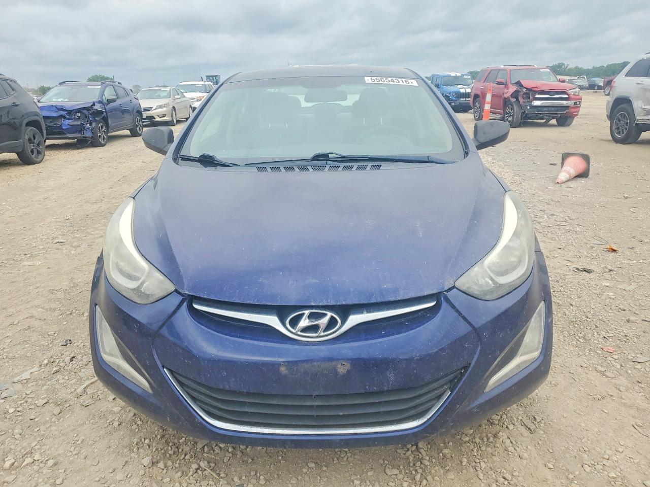 2014 Hyundai Elantra Se Blue vin: 5NPDH4AE3EH493808