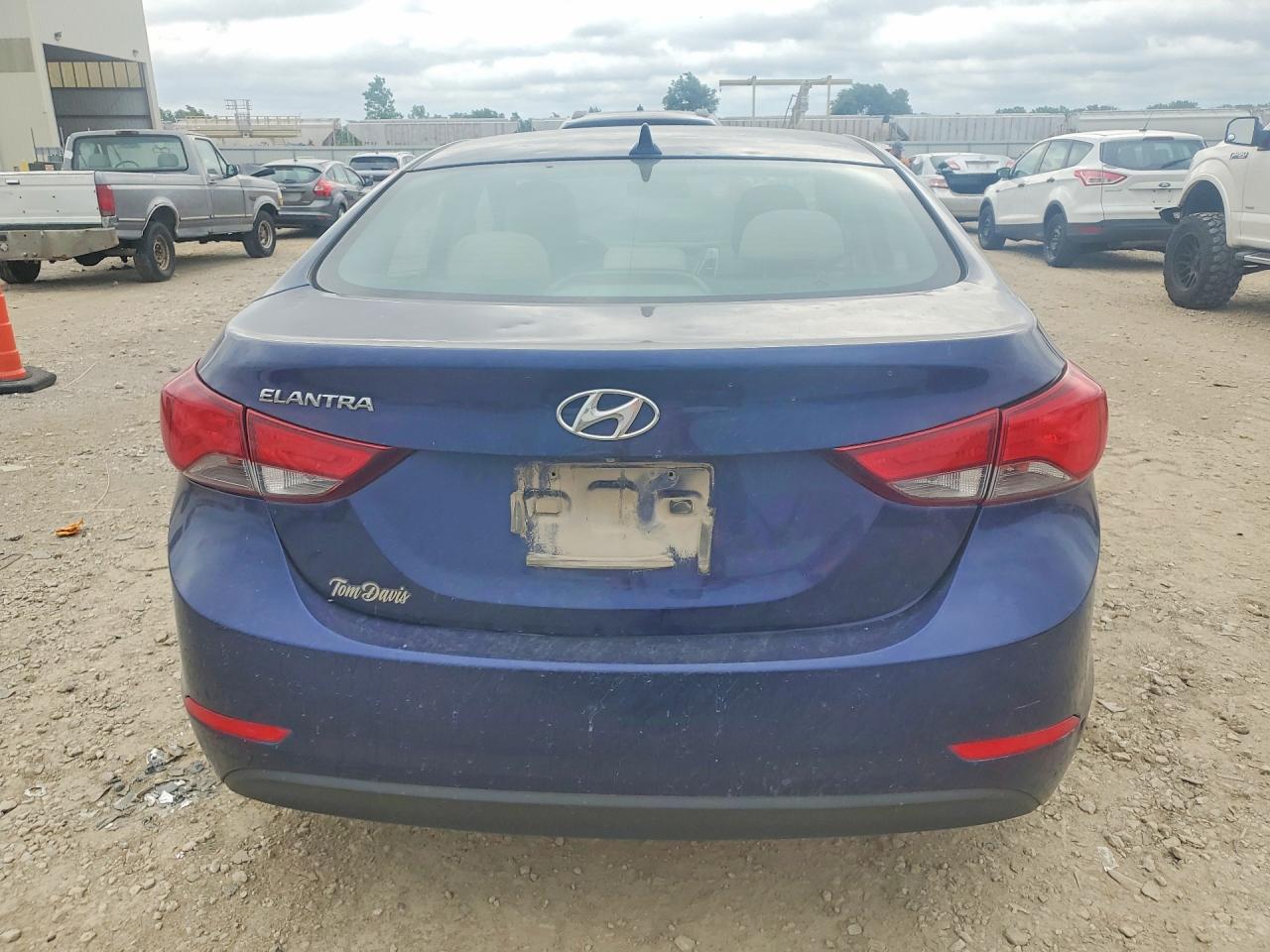 2014 Hyundai Elantra Se Blue vin: 5NPDH4AE3EH493808