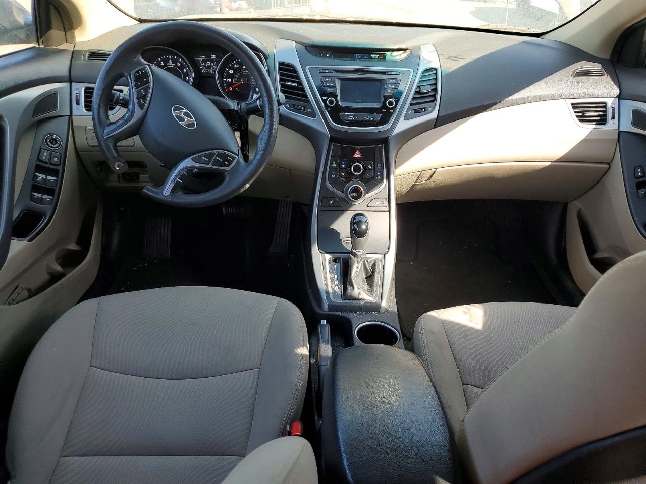2014 Hyundai Elantra Black vin: 5NPDH4AE3EH497616