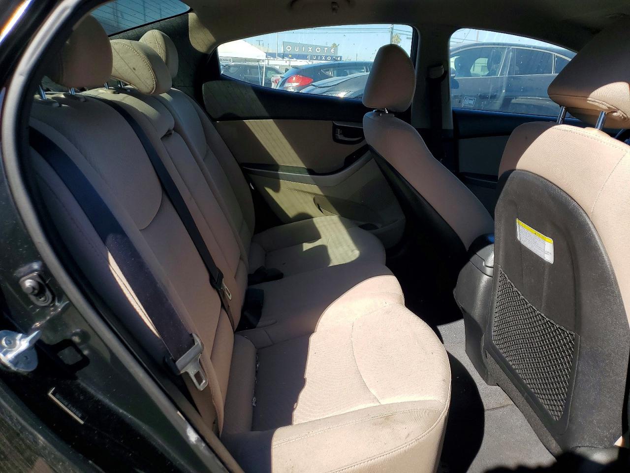 2014 Hyundai Elantra Black vin: 5NPDH4AE3EH497616