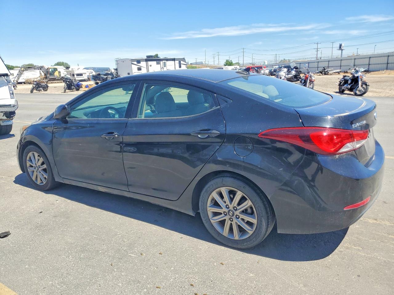 2014 Hyundai Elantra Se Black vin: 5NPDH4AE3EH500238