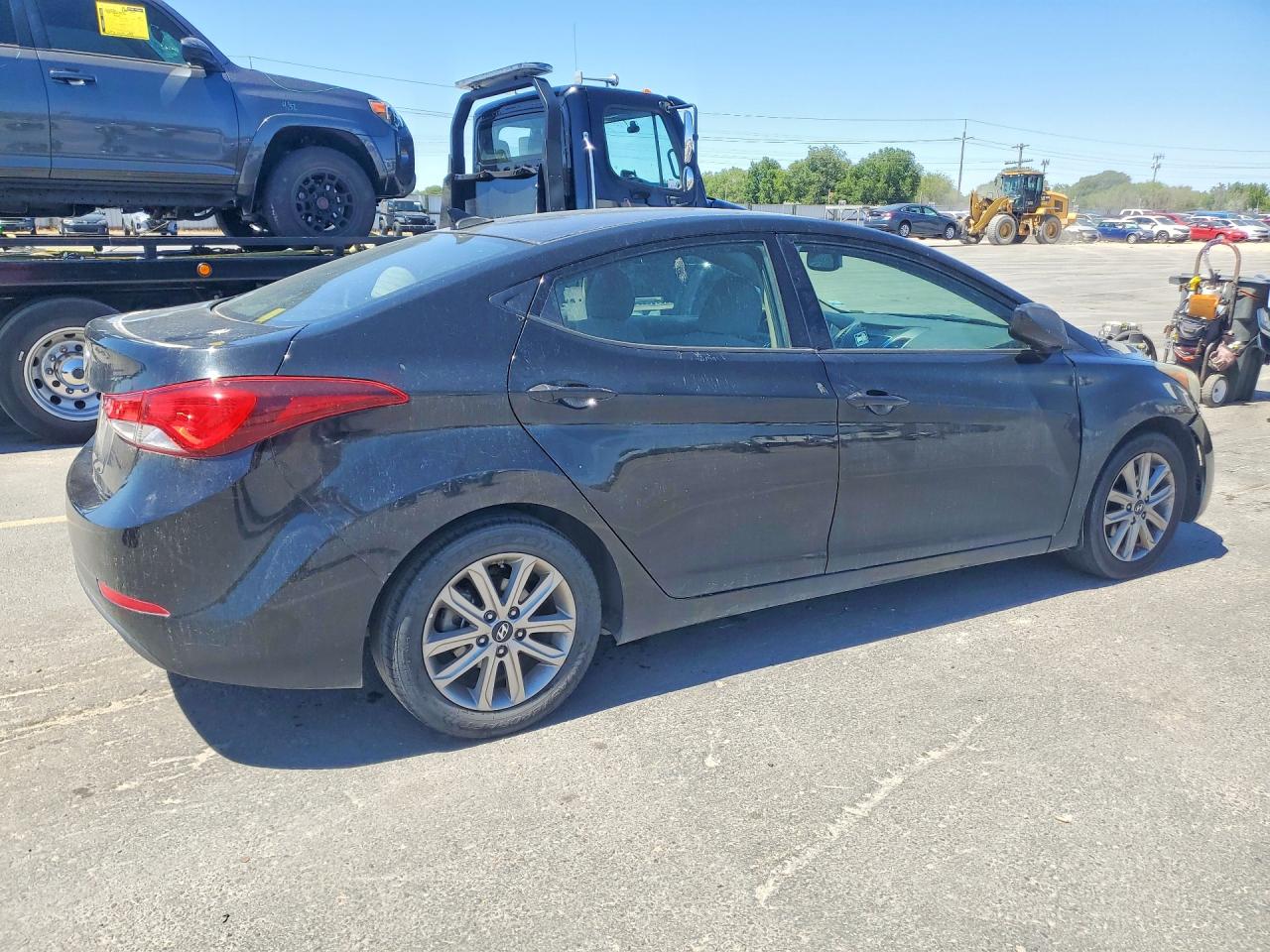 2014 Hyundai Elantra Se Black vin: 5NPDH4AE3EH500238