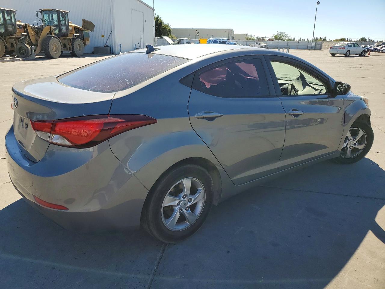 2014 Hyundai Elantra Se Gray vin: 5NPDH4AE3EH515189
