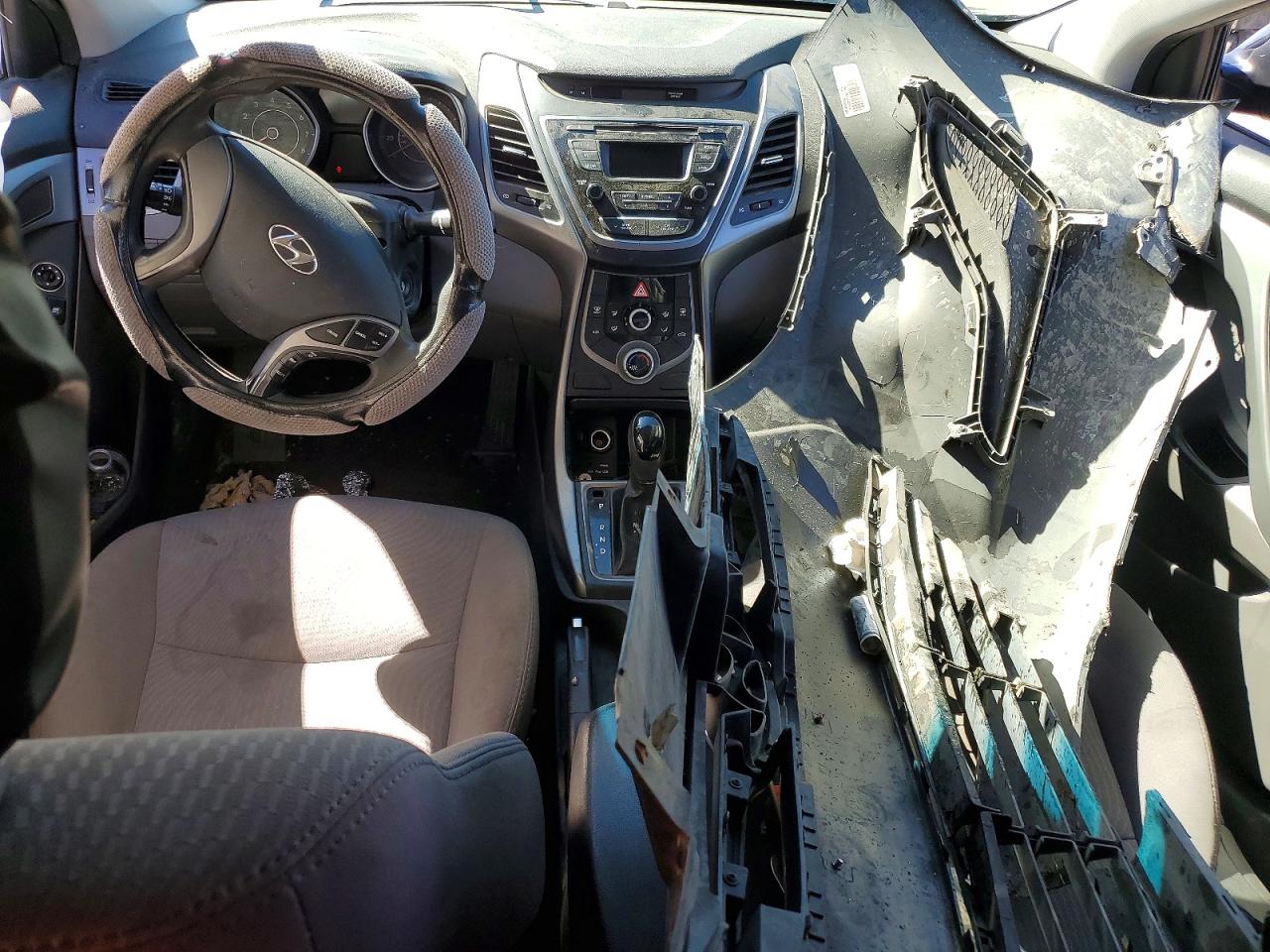 2014 Hyundai Elantra Se Gray vin: 5NPDH4AE3EH515189