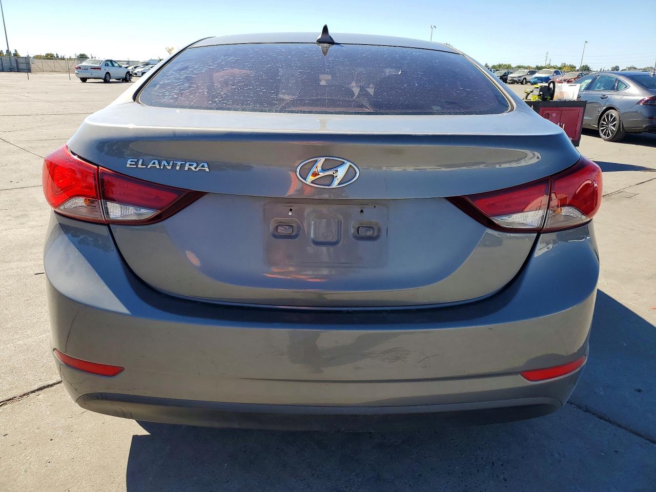 2014 Hyundai Elantra Se Gray vin: 5NPDH4AE3EH515189