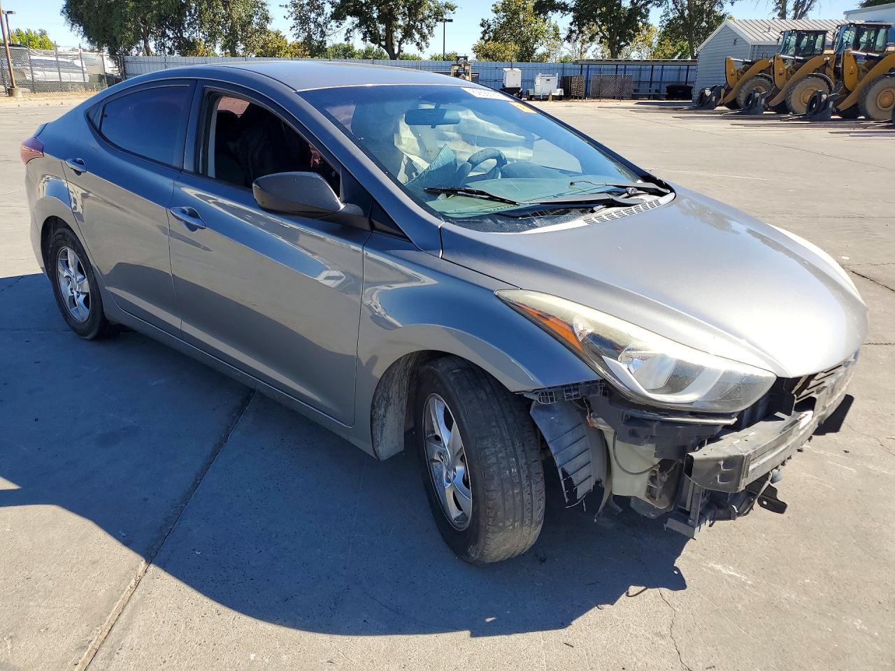 2014 Hyundai Elantra Se Gray vin: 5NPDH4AE3EH515189