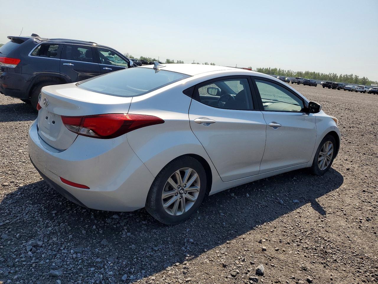 2014 Hyundai Elantra Se Silver vin: 5NPDH4AE3EH521509