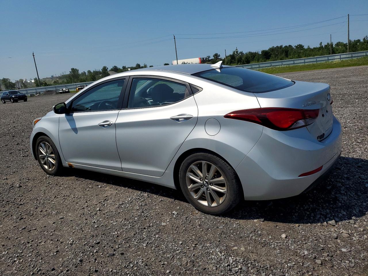 2014 Hyundai Elantra Se Silver vin: 5NPDH4AE3EH521509