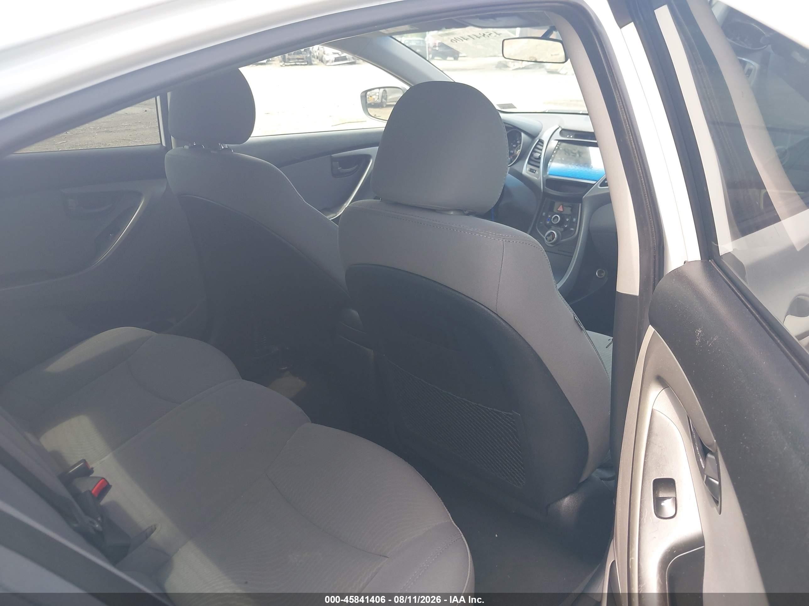 2014 Hyundai Elantra Se White vin: 5NPDH4AE3EH525785